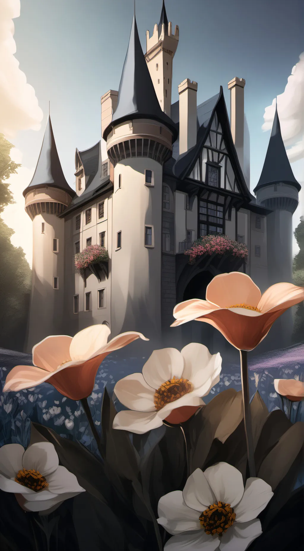 ai character: hogwarts  background