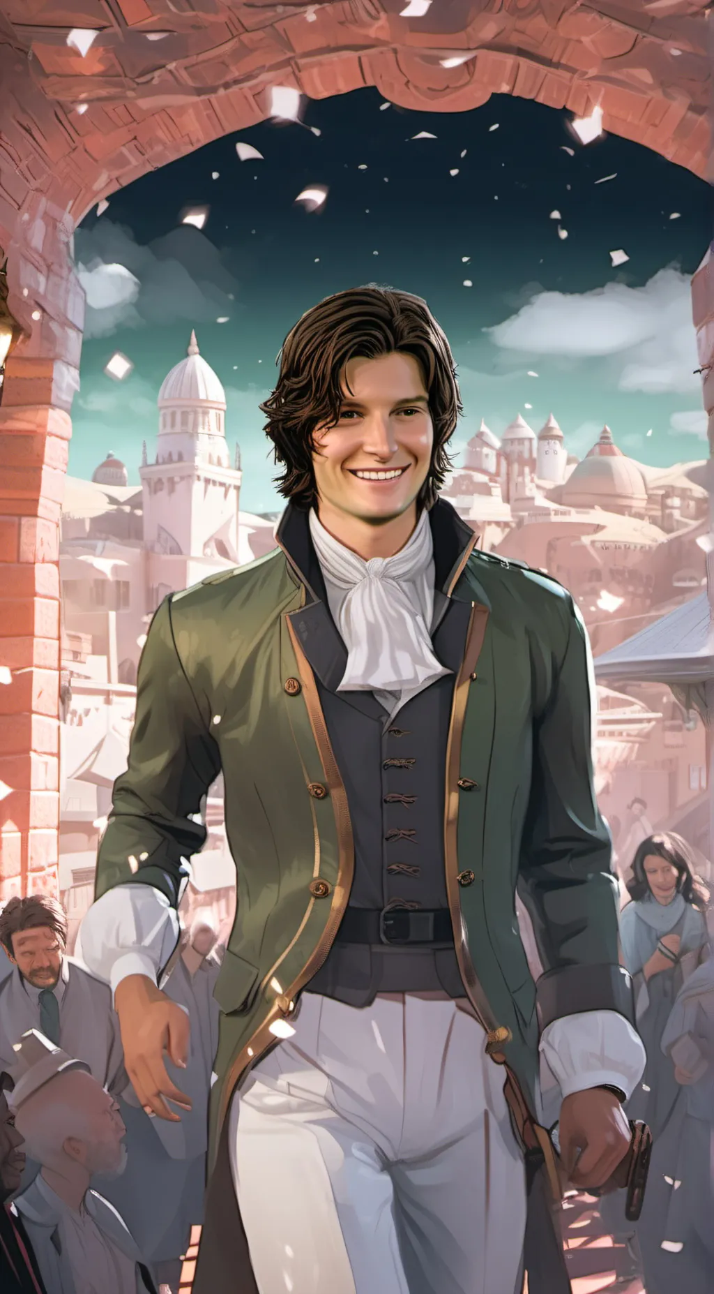 ai character: King Caspian background