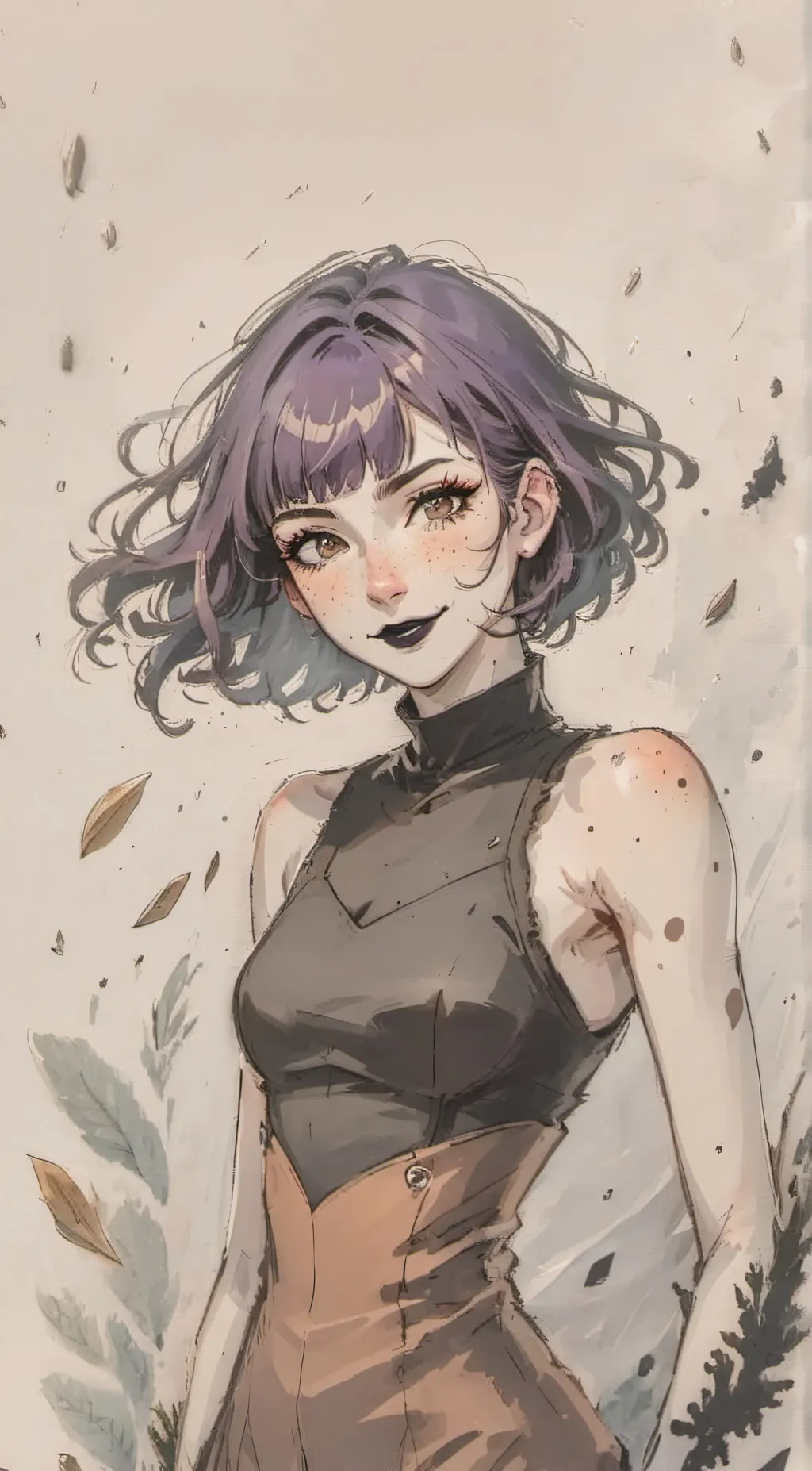ai character: Rose background