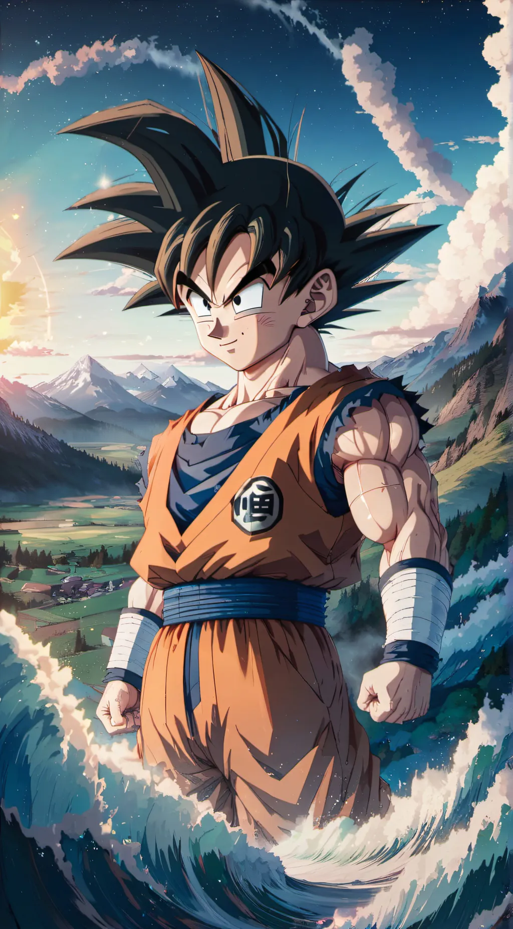 ai character: Goku background