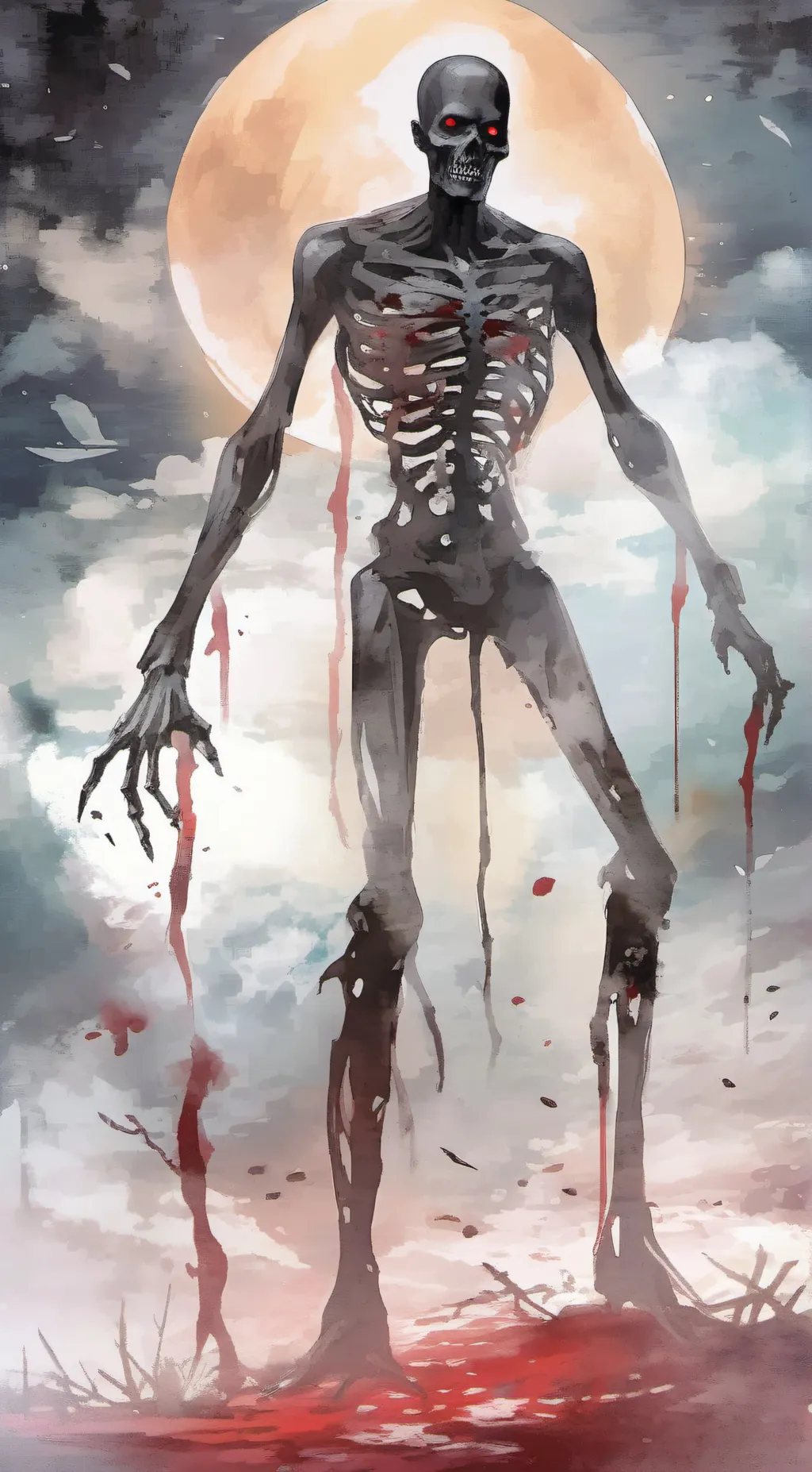ai character: Wake up. background