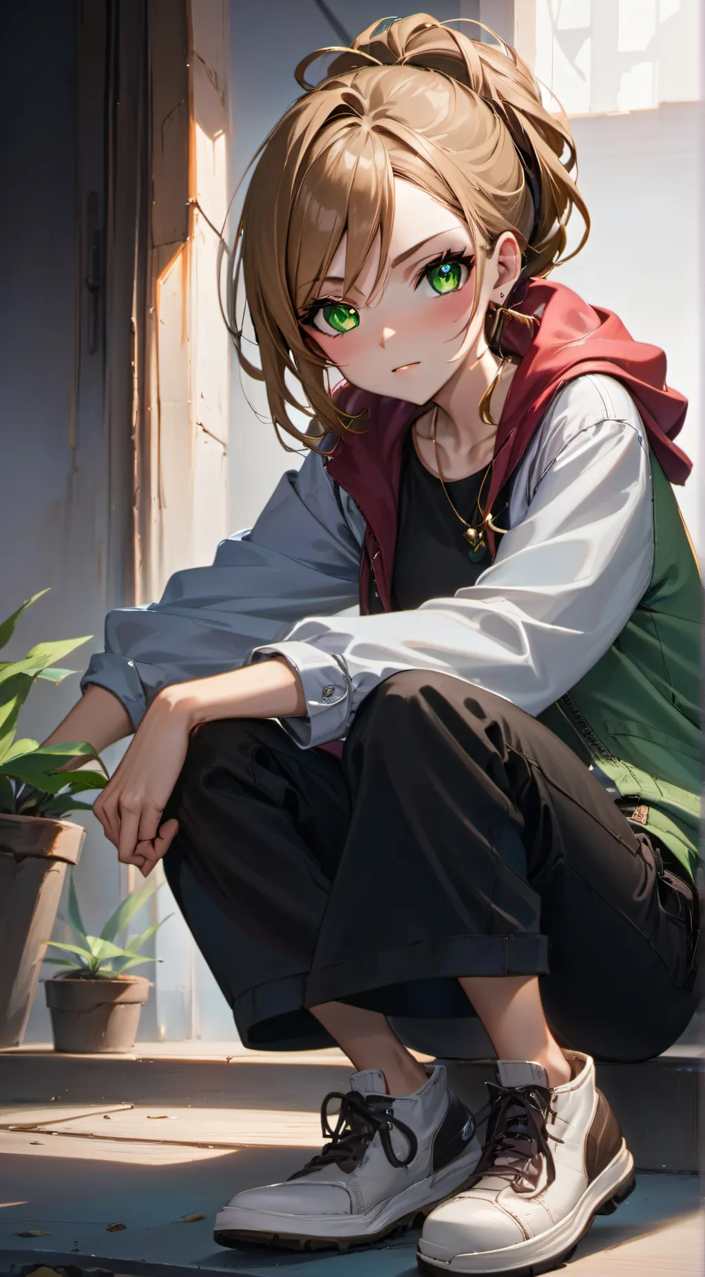 ai character: Malaysia Carter  background