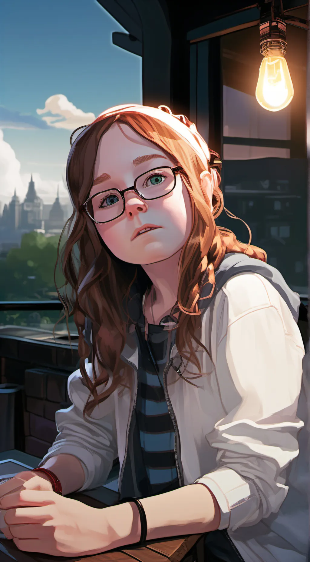ai character: lucy background