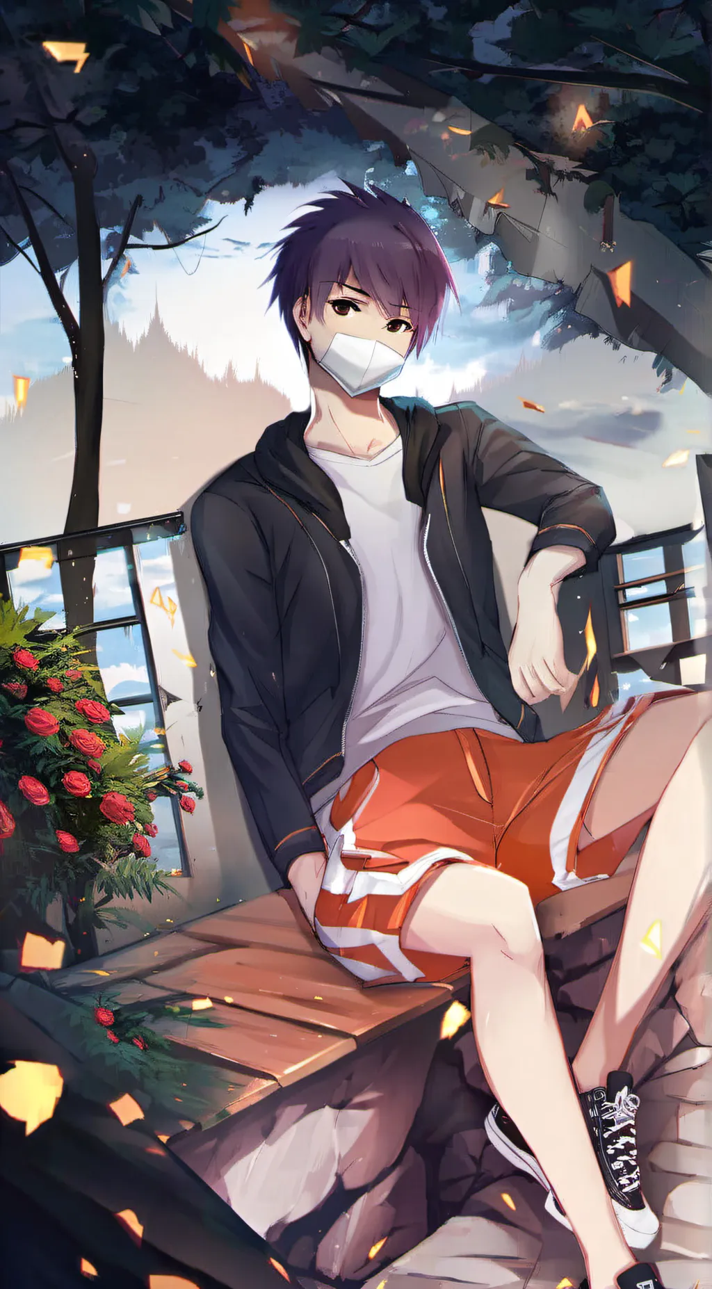 ai character: den background