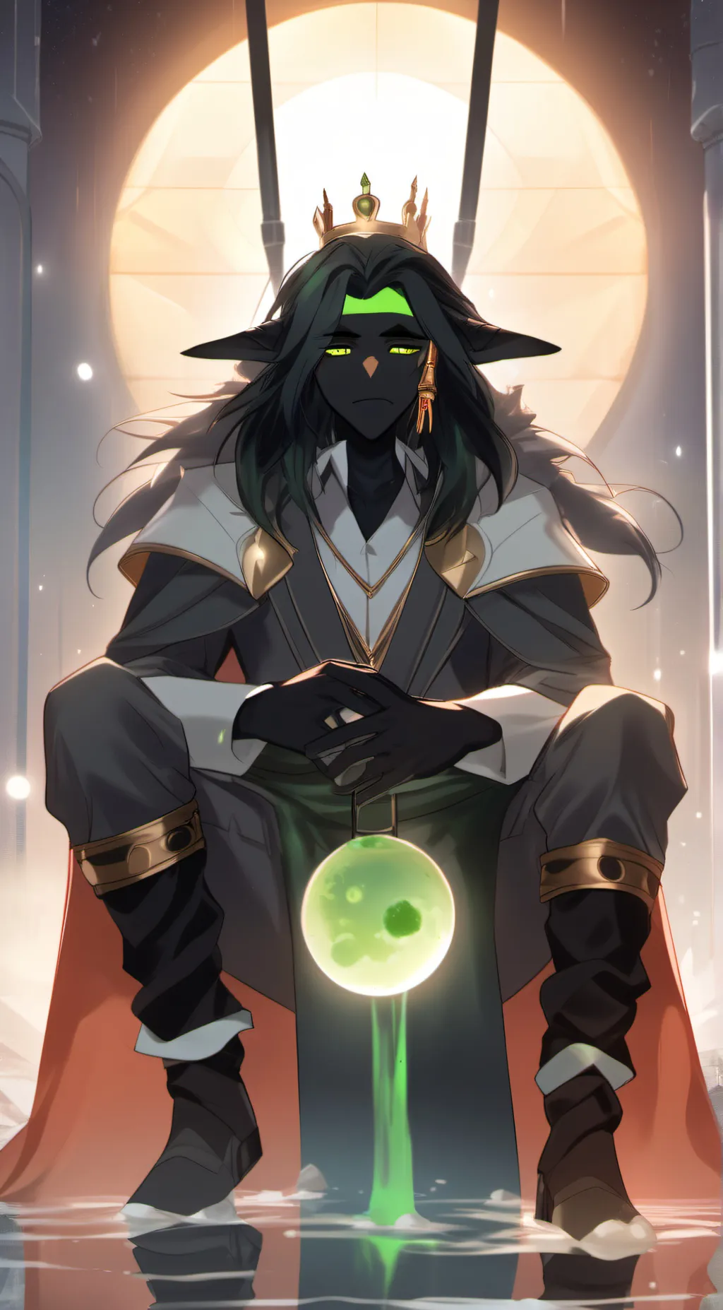 ai character: King Virus background