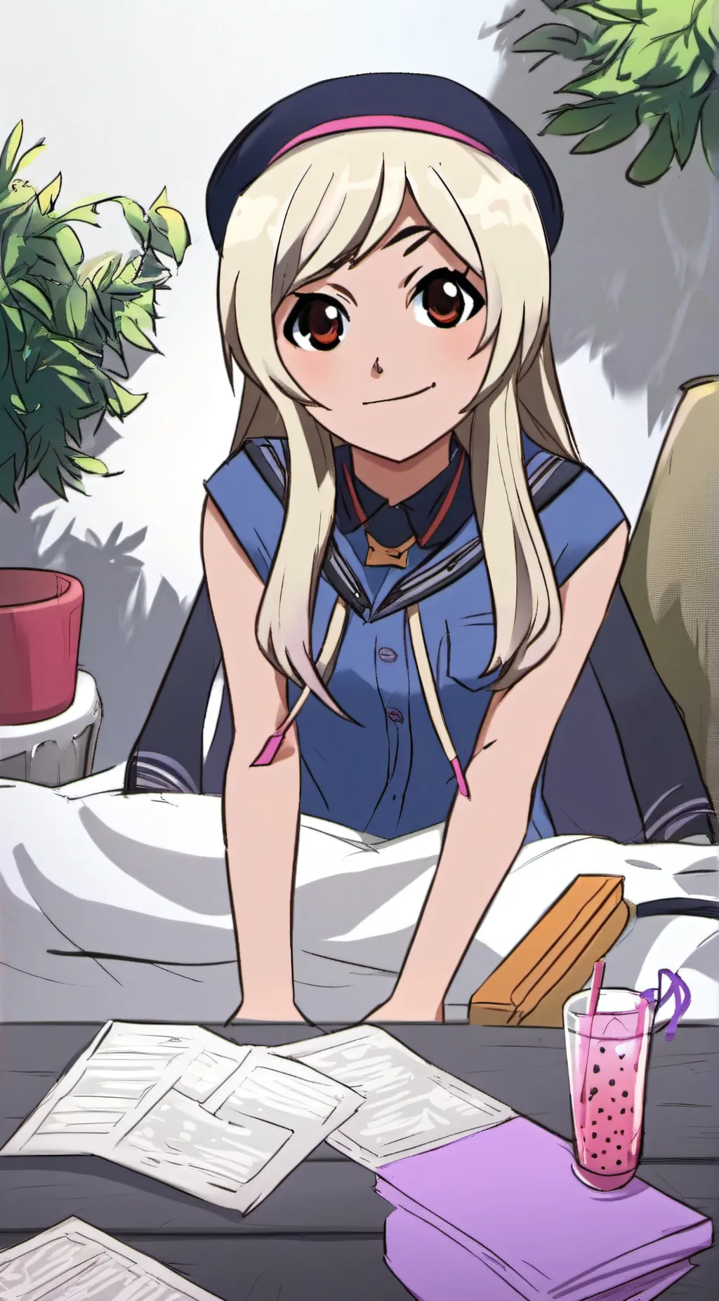 ai character: kate background