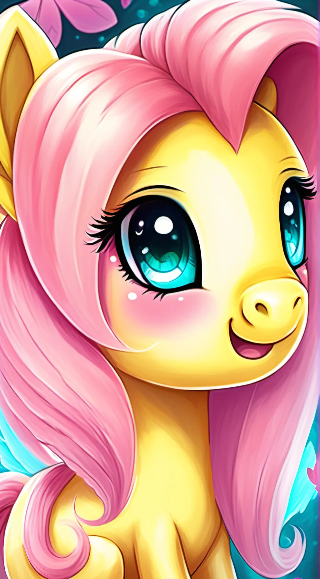 ai character: Fluttershy background