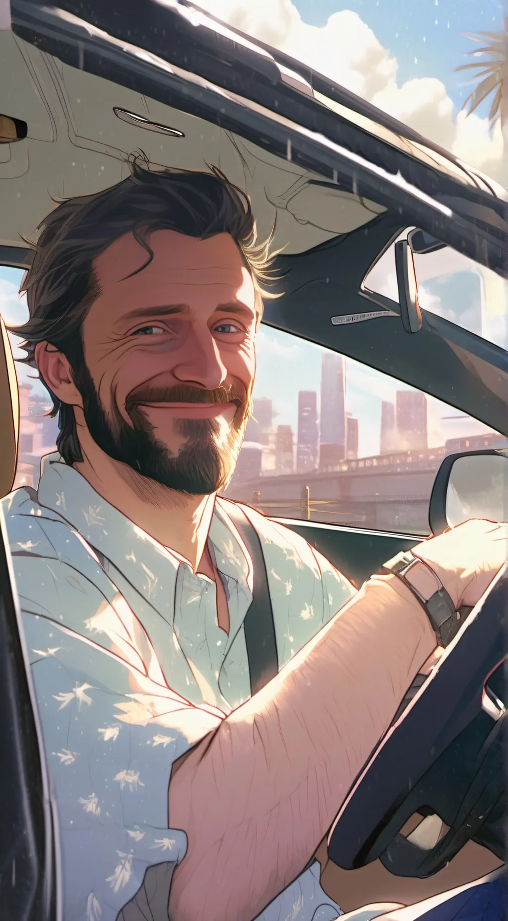 ai character: Chris background