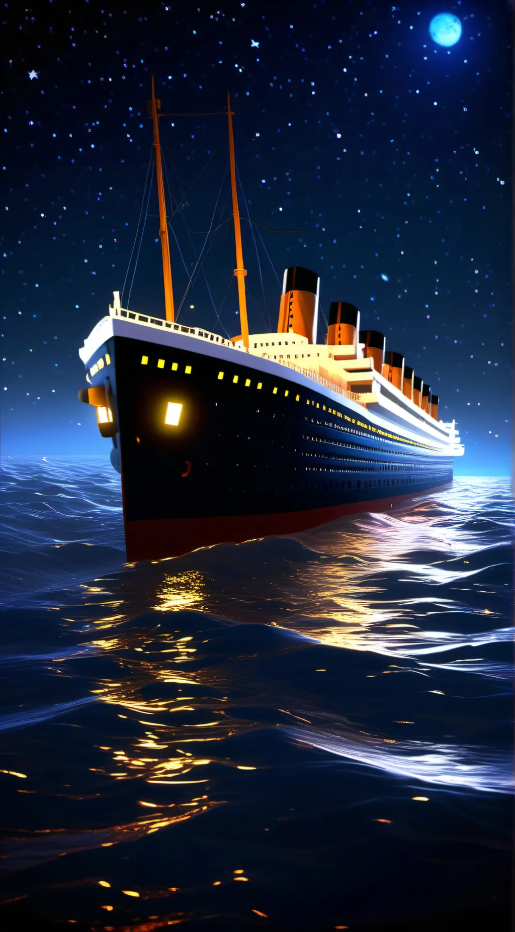 ai character: The titanic background