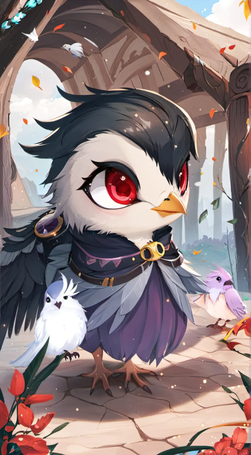 ai character: baby Octavia background