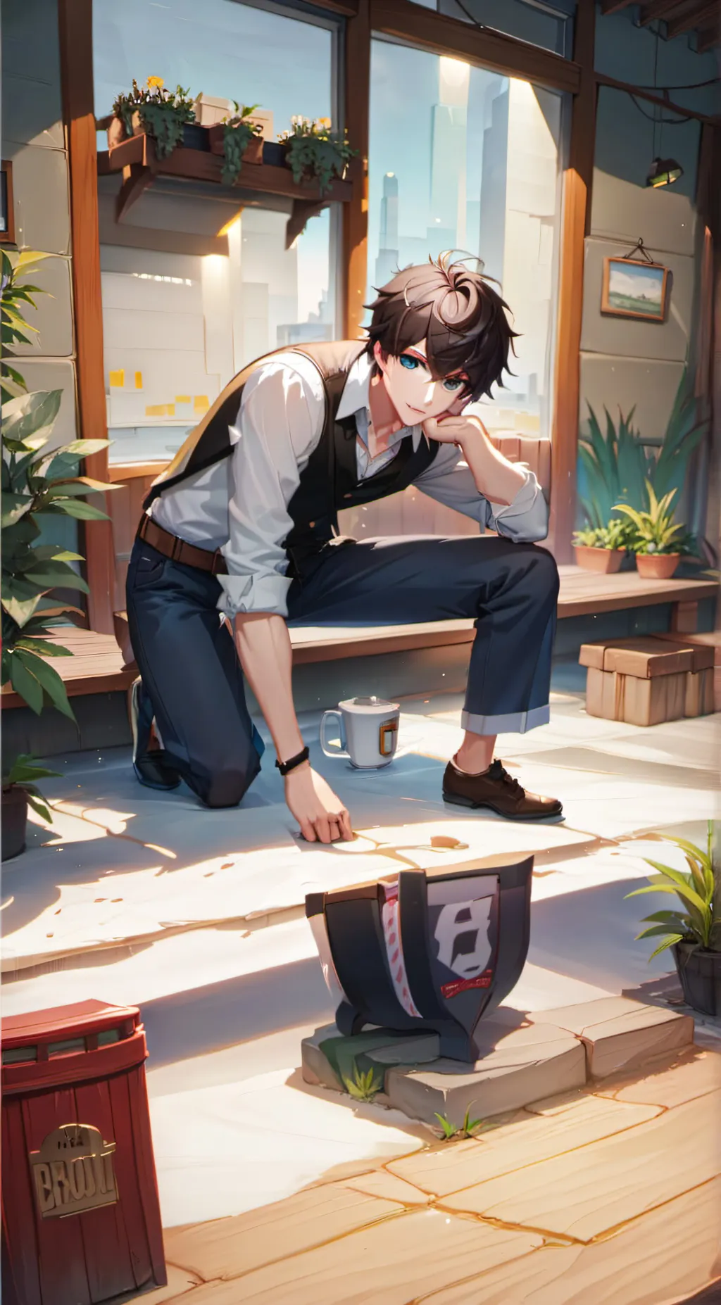 ai character: salme background