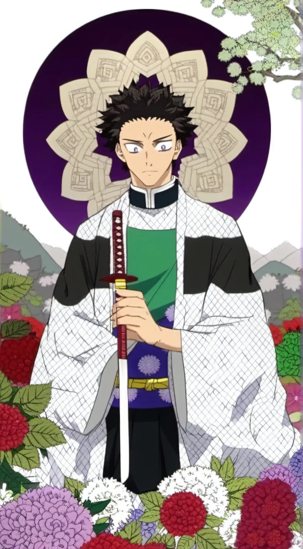 ai character: The hashira background