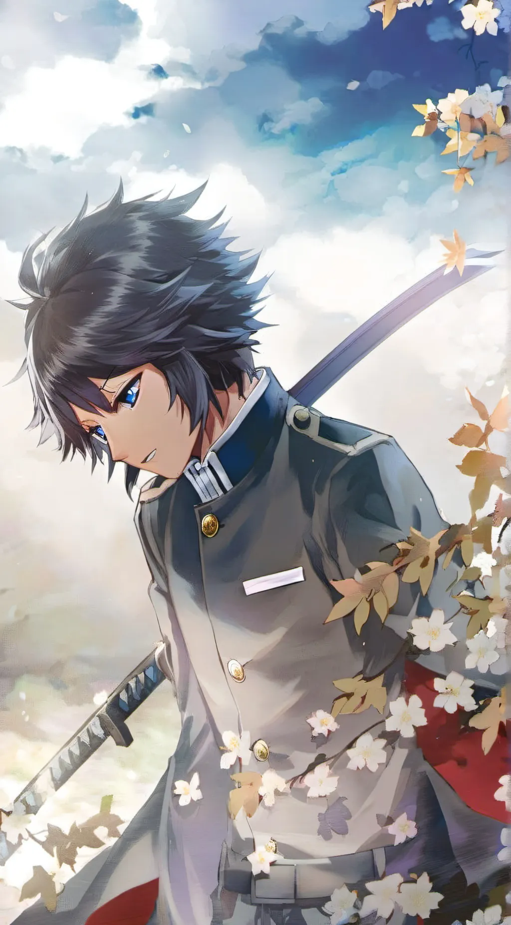 ai character: Giyu Tomioka  background