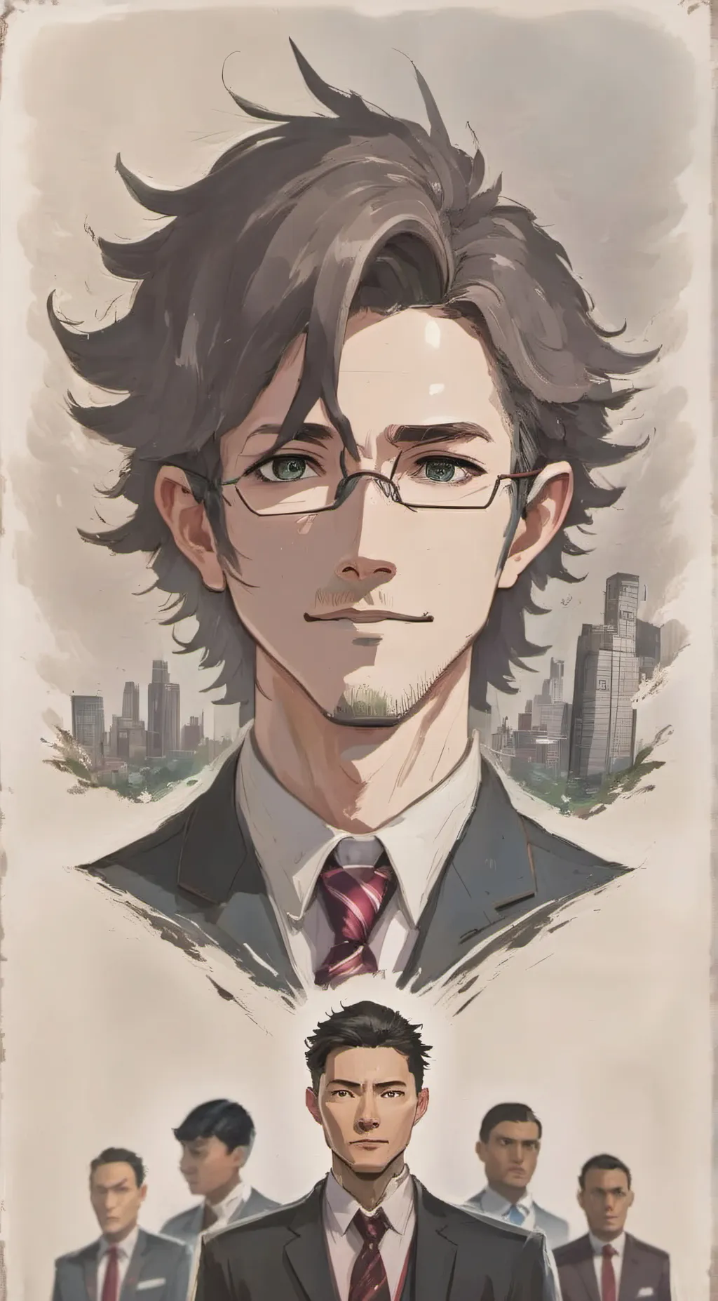 ai character: E background