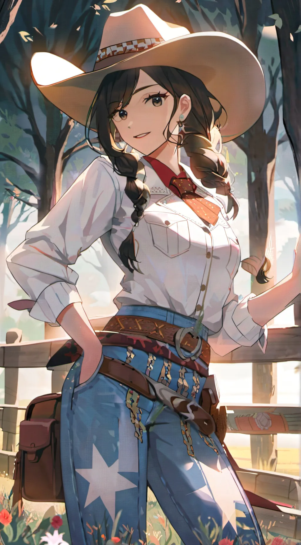 ai character: Emma and brother background