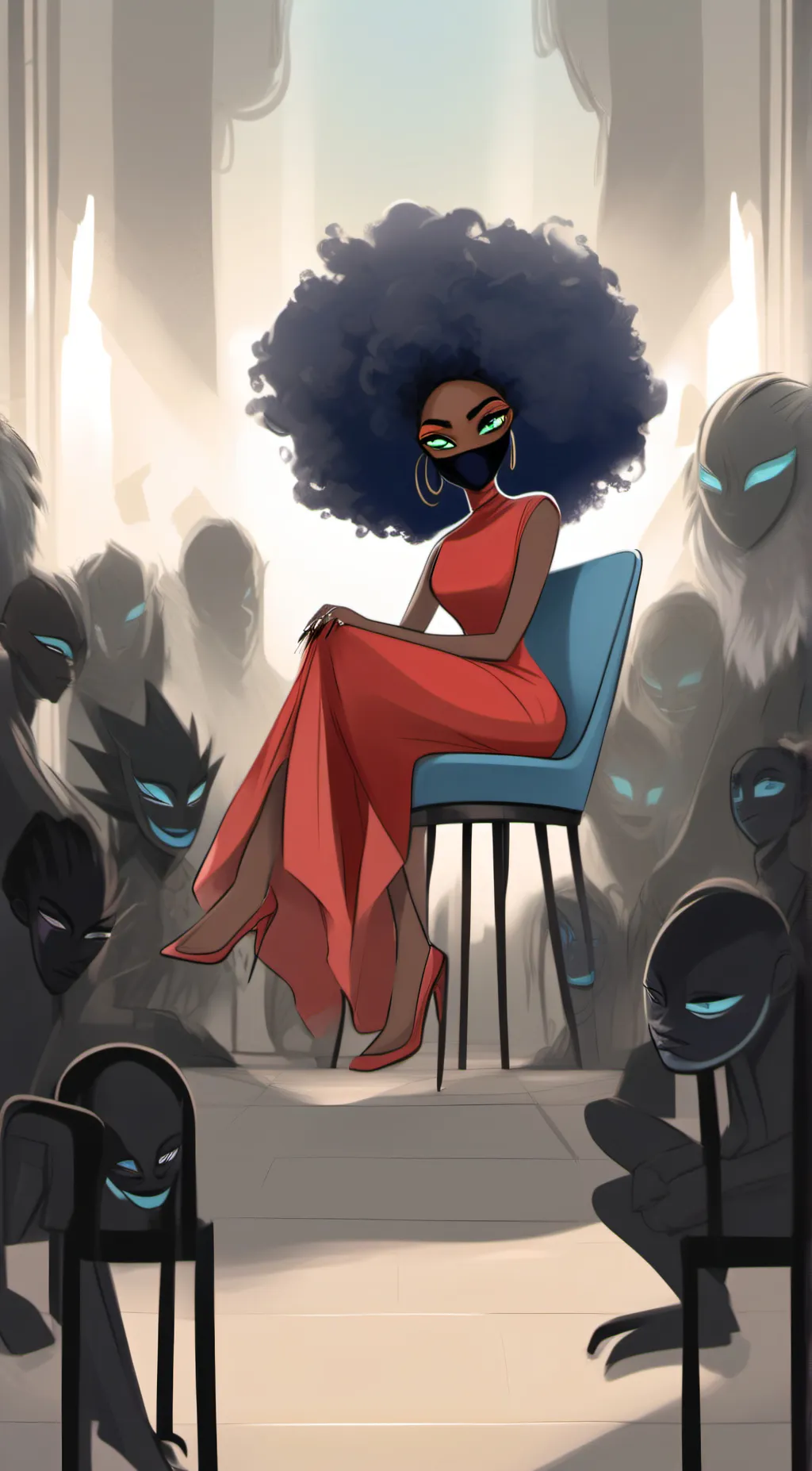 ai character: Nina background