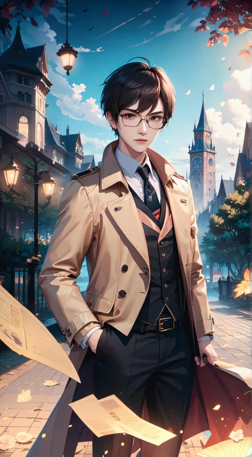 ai character: Max background