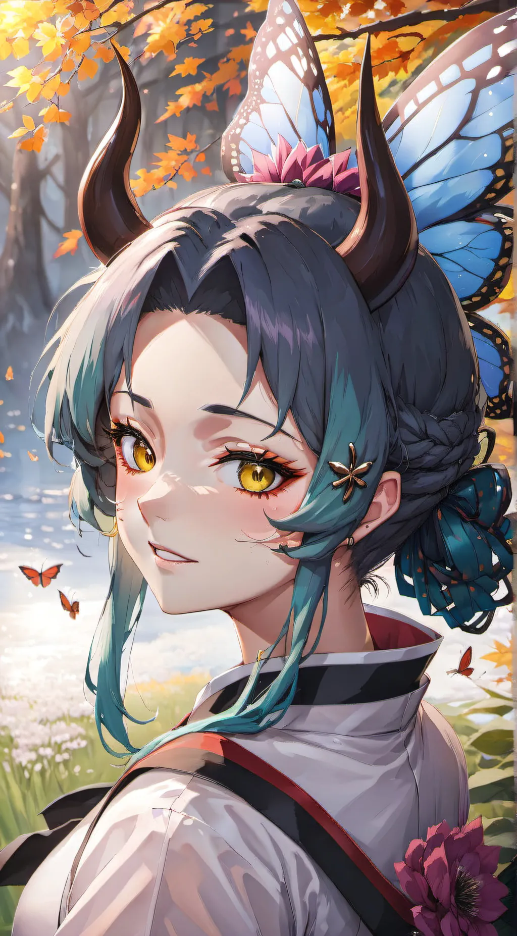 ai character: shinobu background