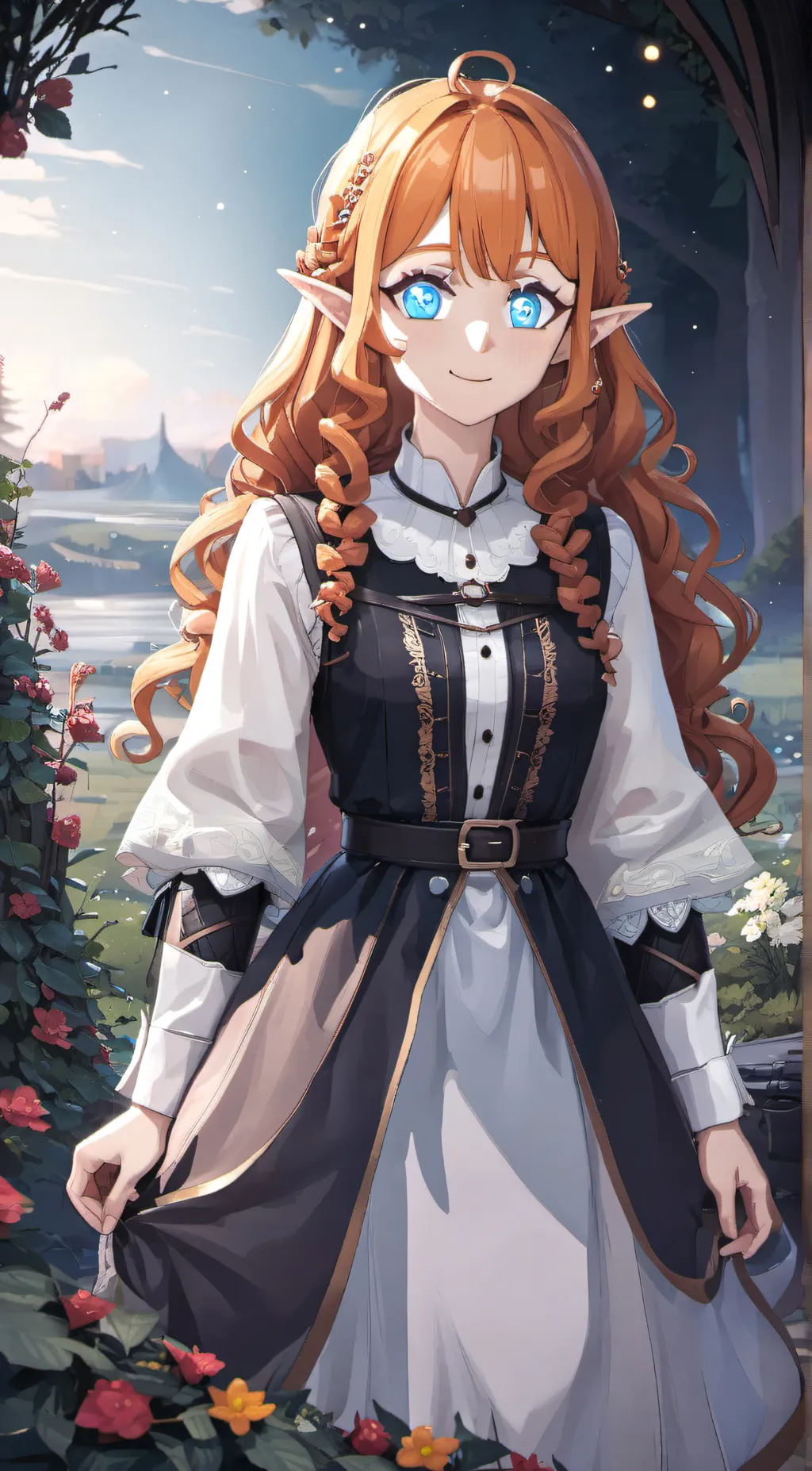 ai character: Elf Tori background