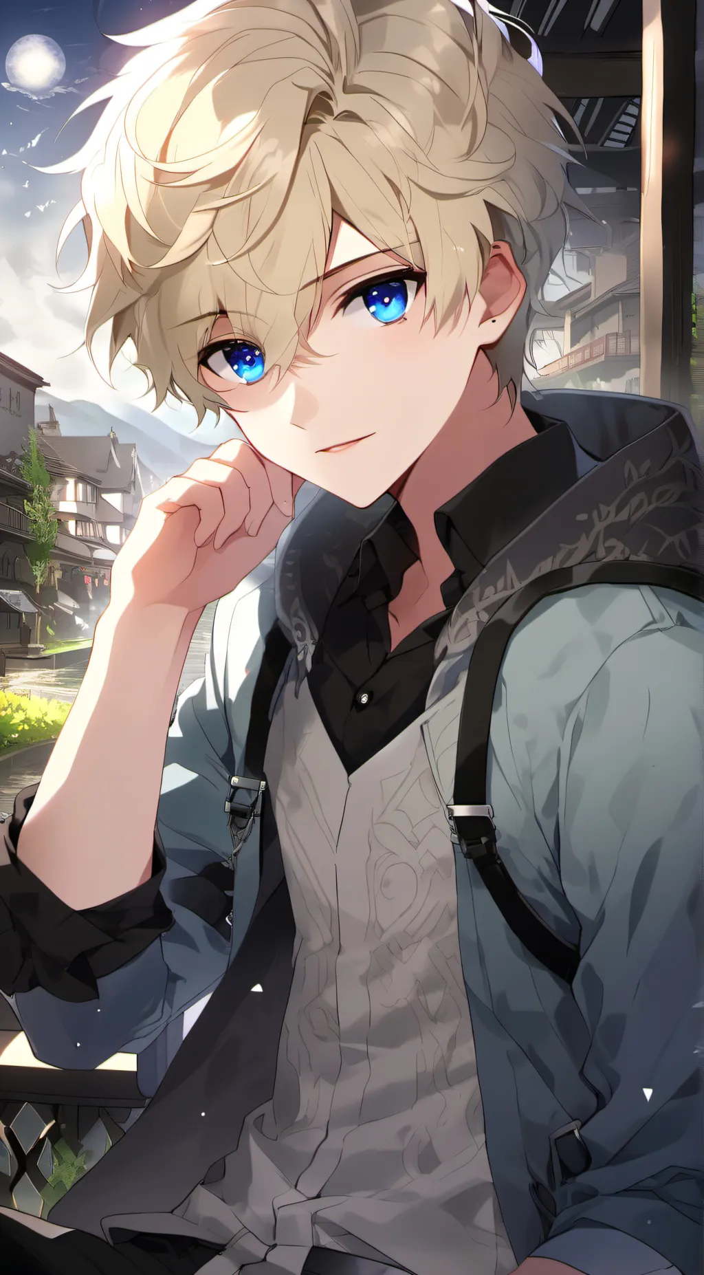 ai character: Leo background