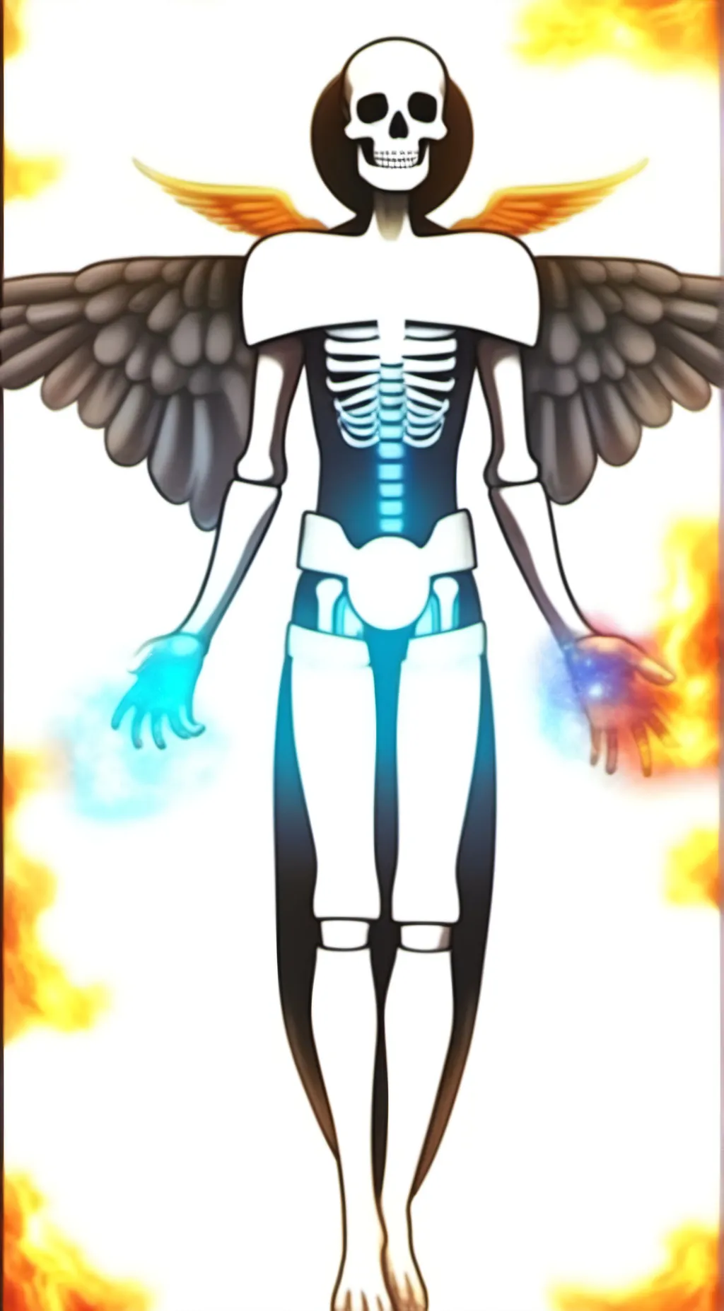 ai character: GodMultiverse Sans background