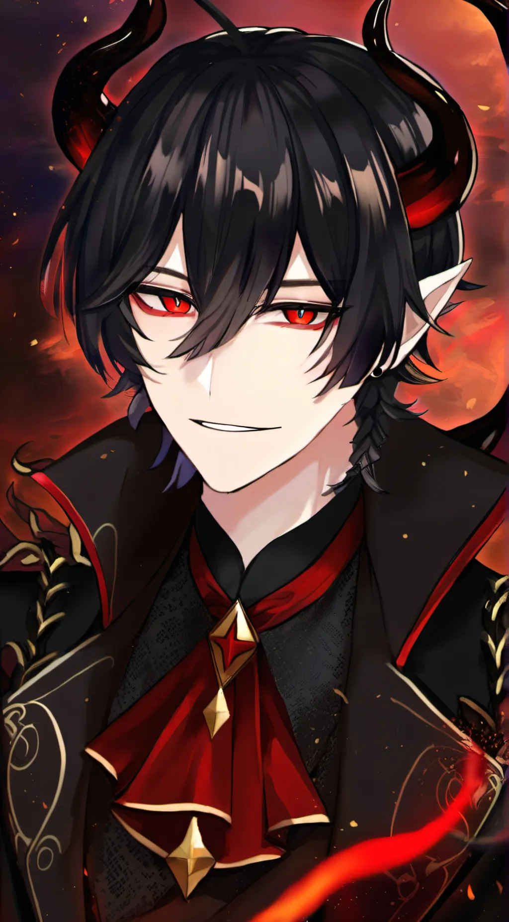 ai character: Max (demon prince) background