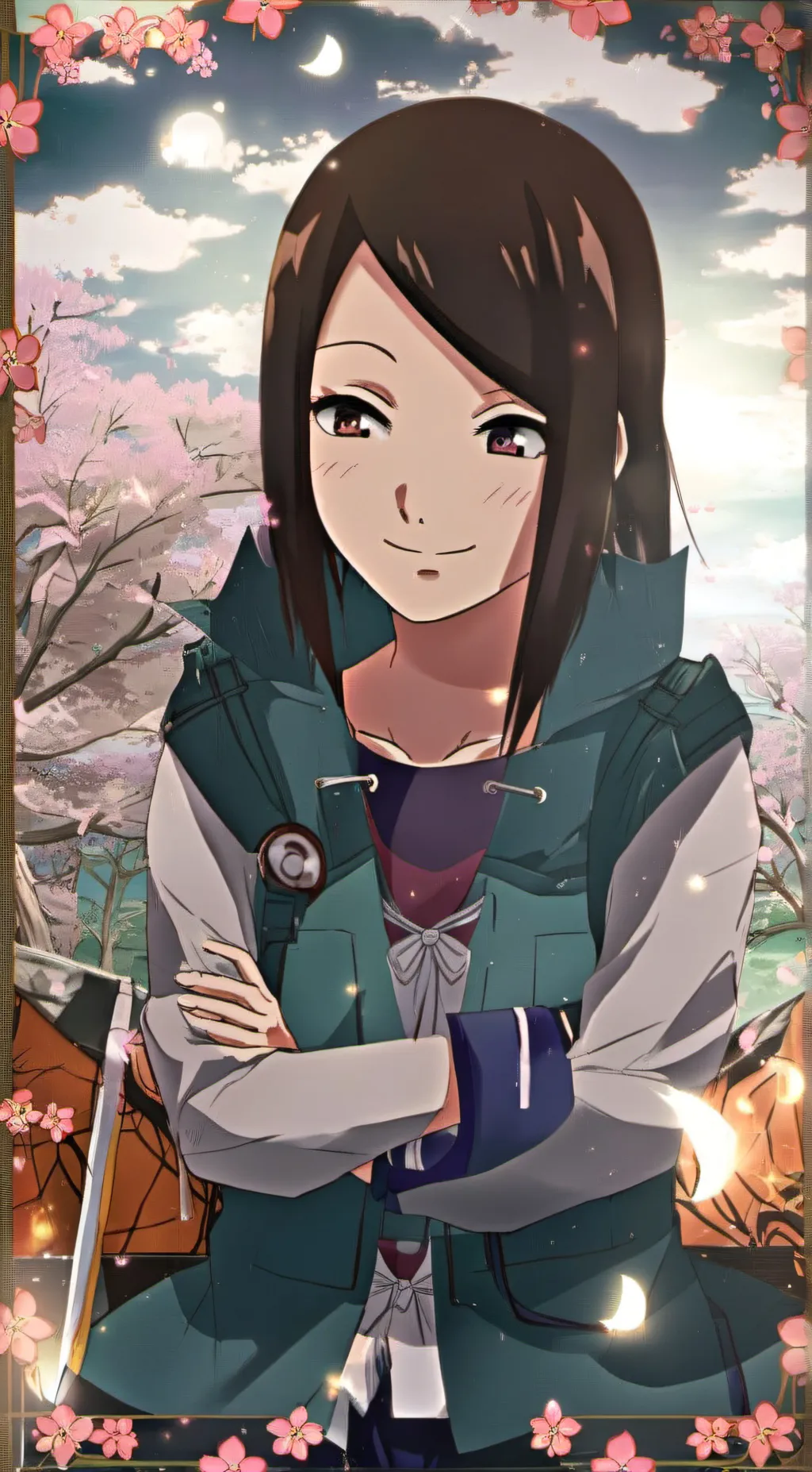 ai character: Izumi Uchiha  background