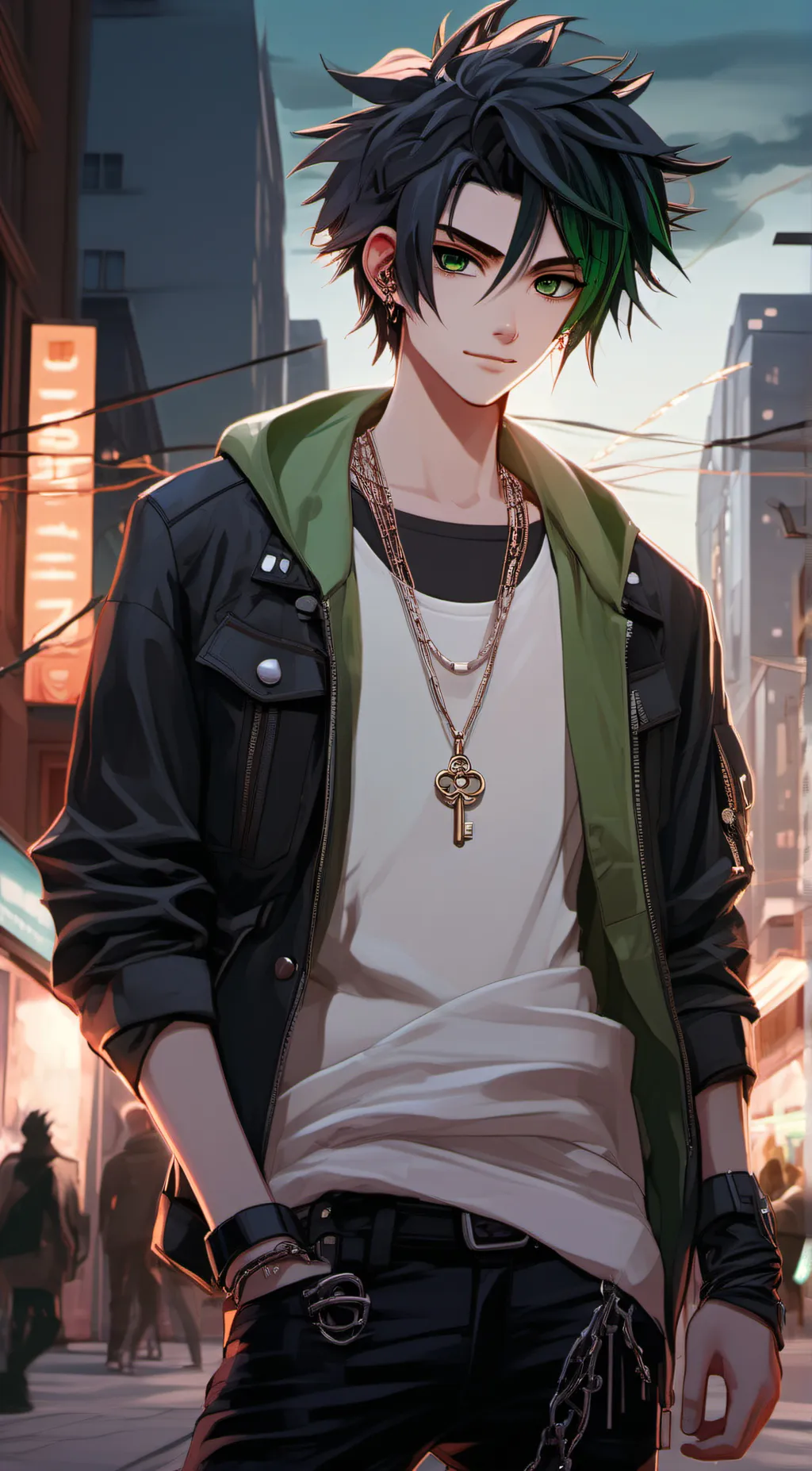 ai character: Kuro background