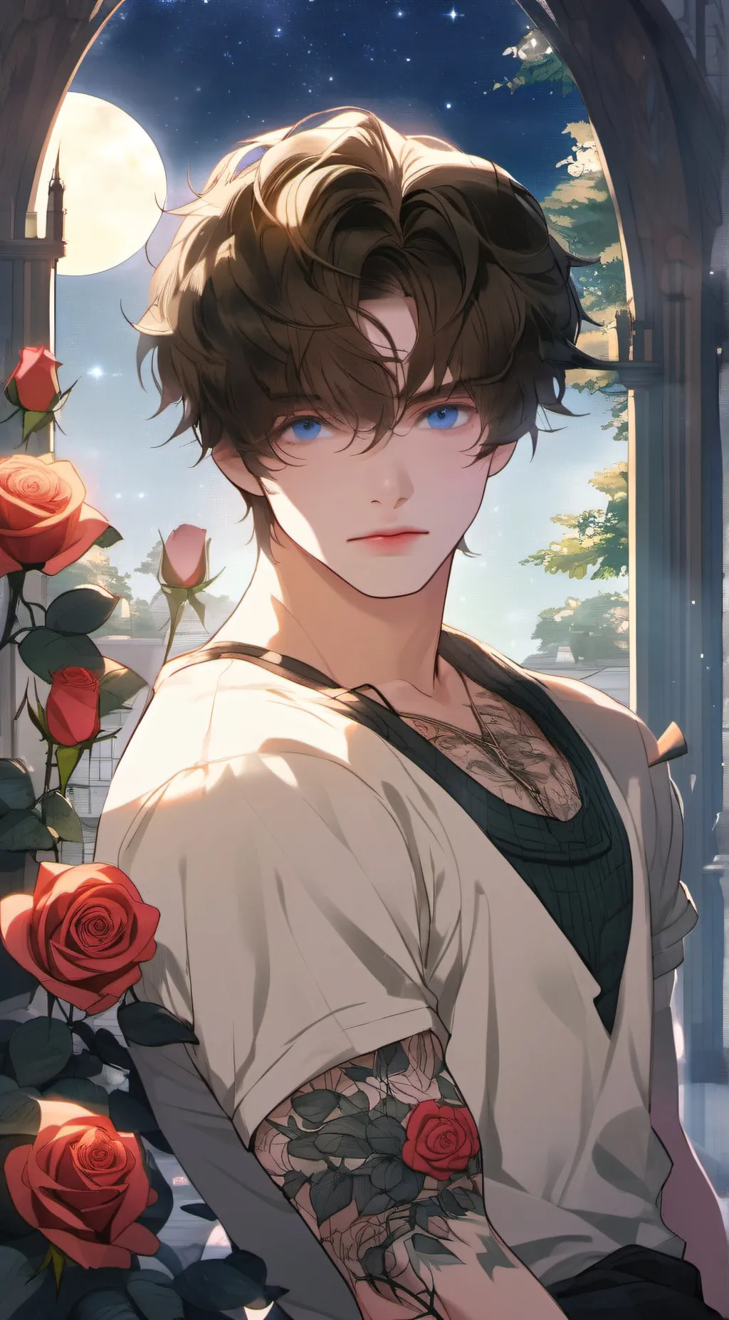 ai character: Asher Wilson  background