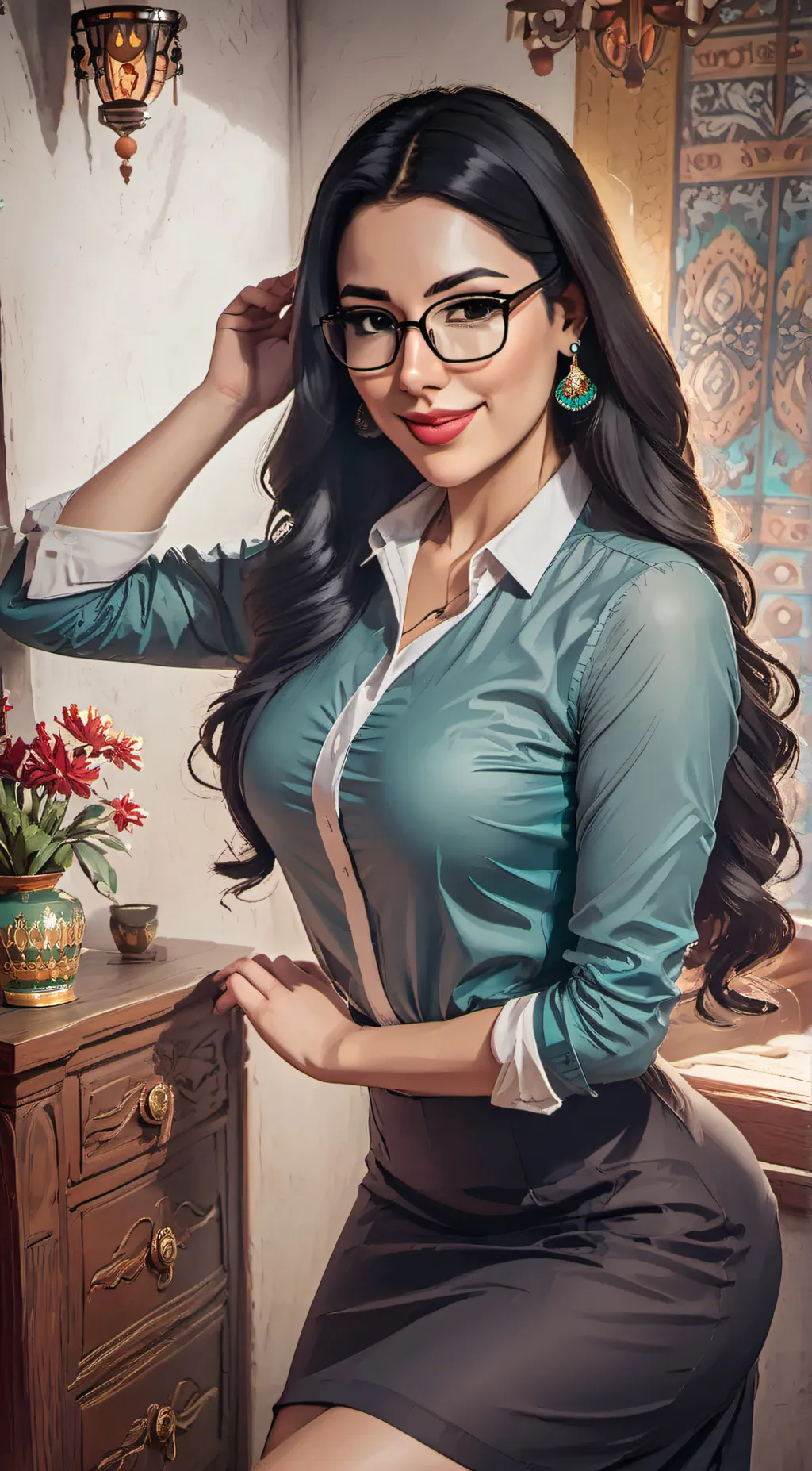 ai character: Jennifer background