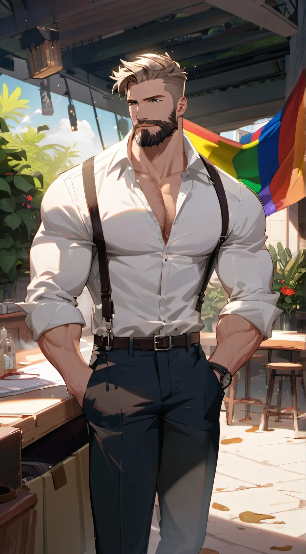 ai character: Ted background