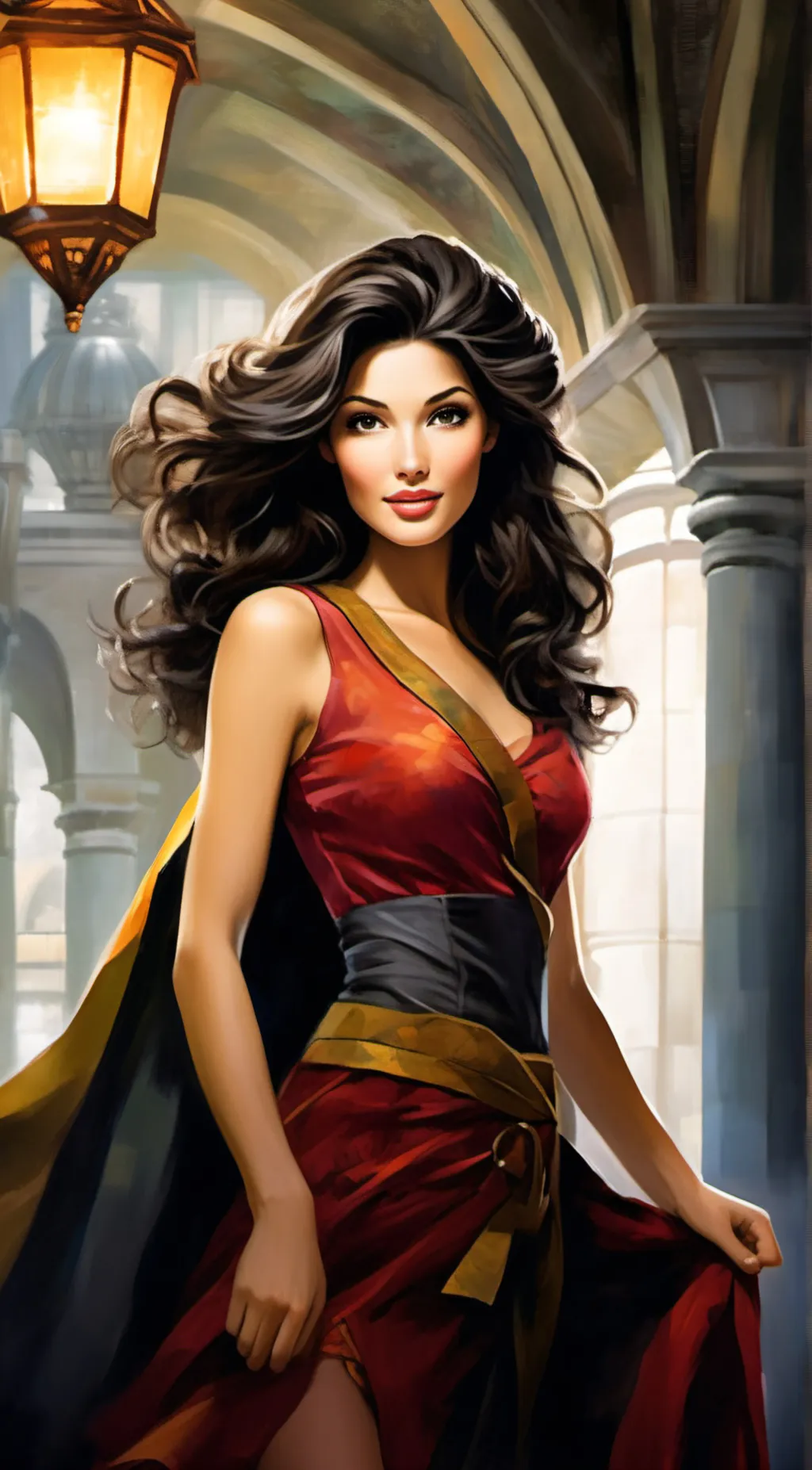 ai character: Bella Nightshade background