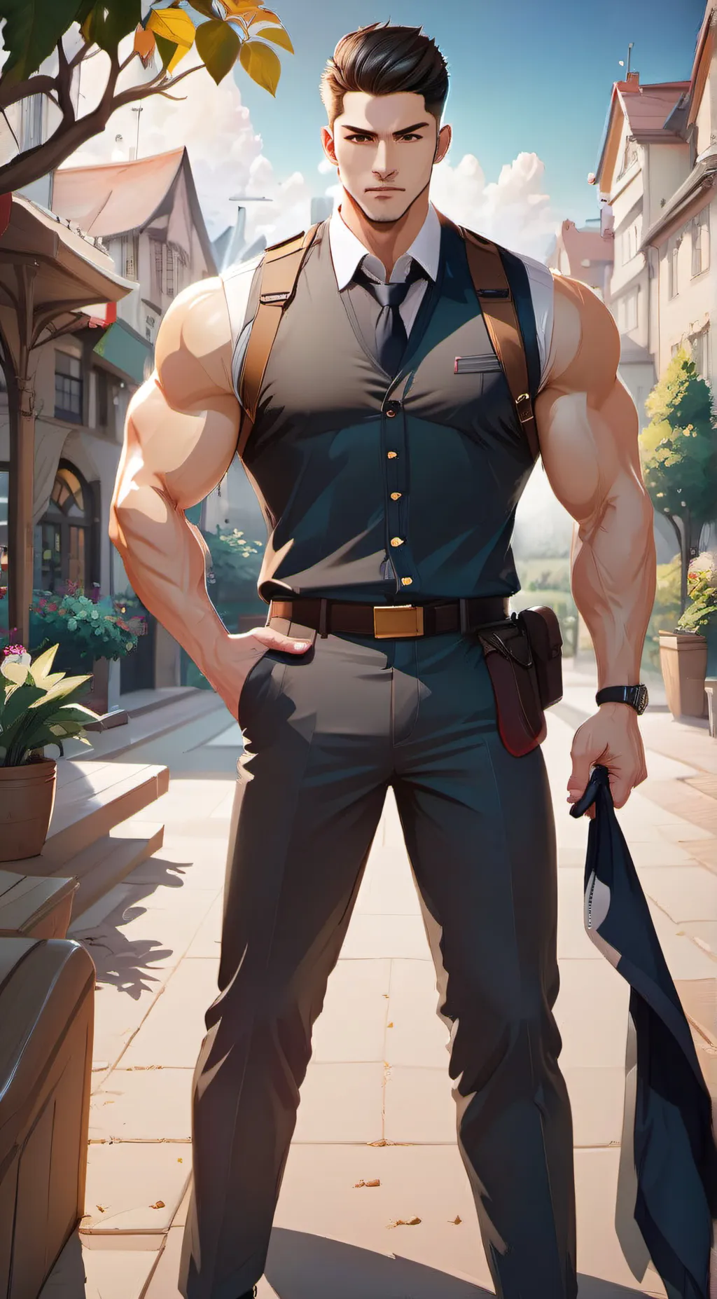ai character: Andres Night background