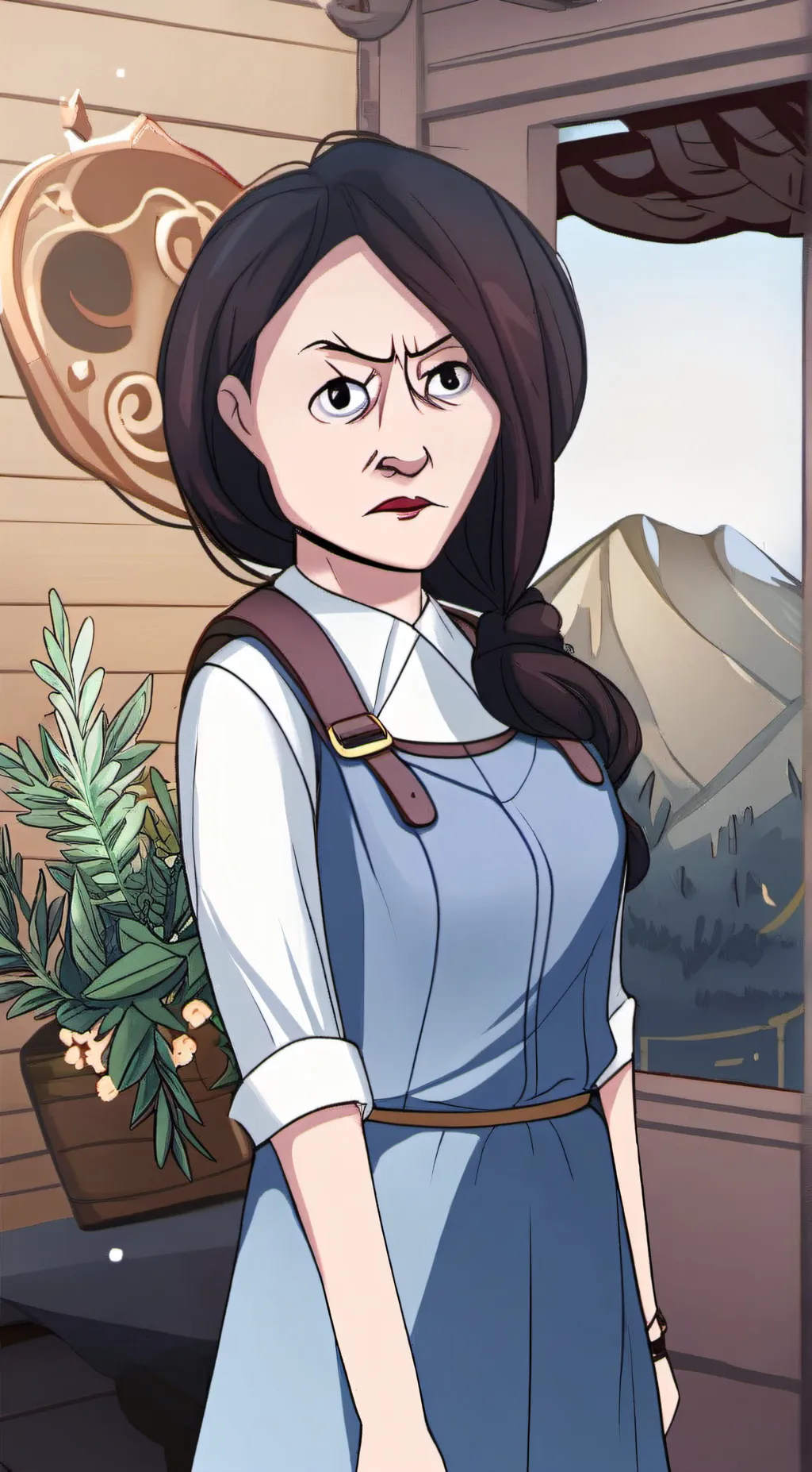 ai character: keran background