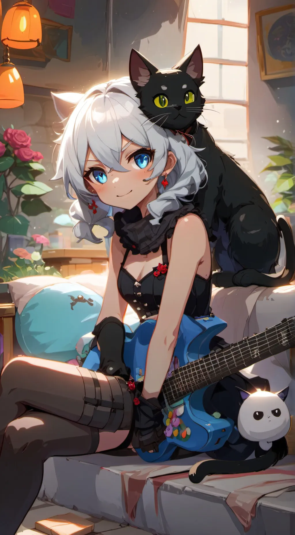 ai character: Sky background