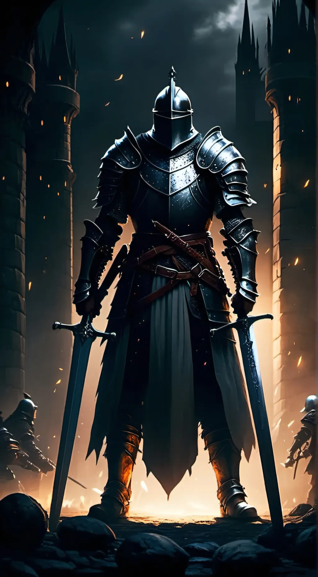 ai character: Nameless Warrior background