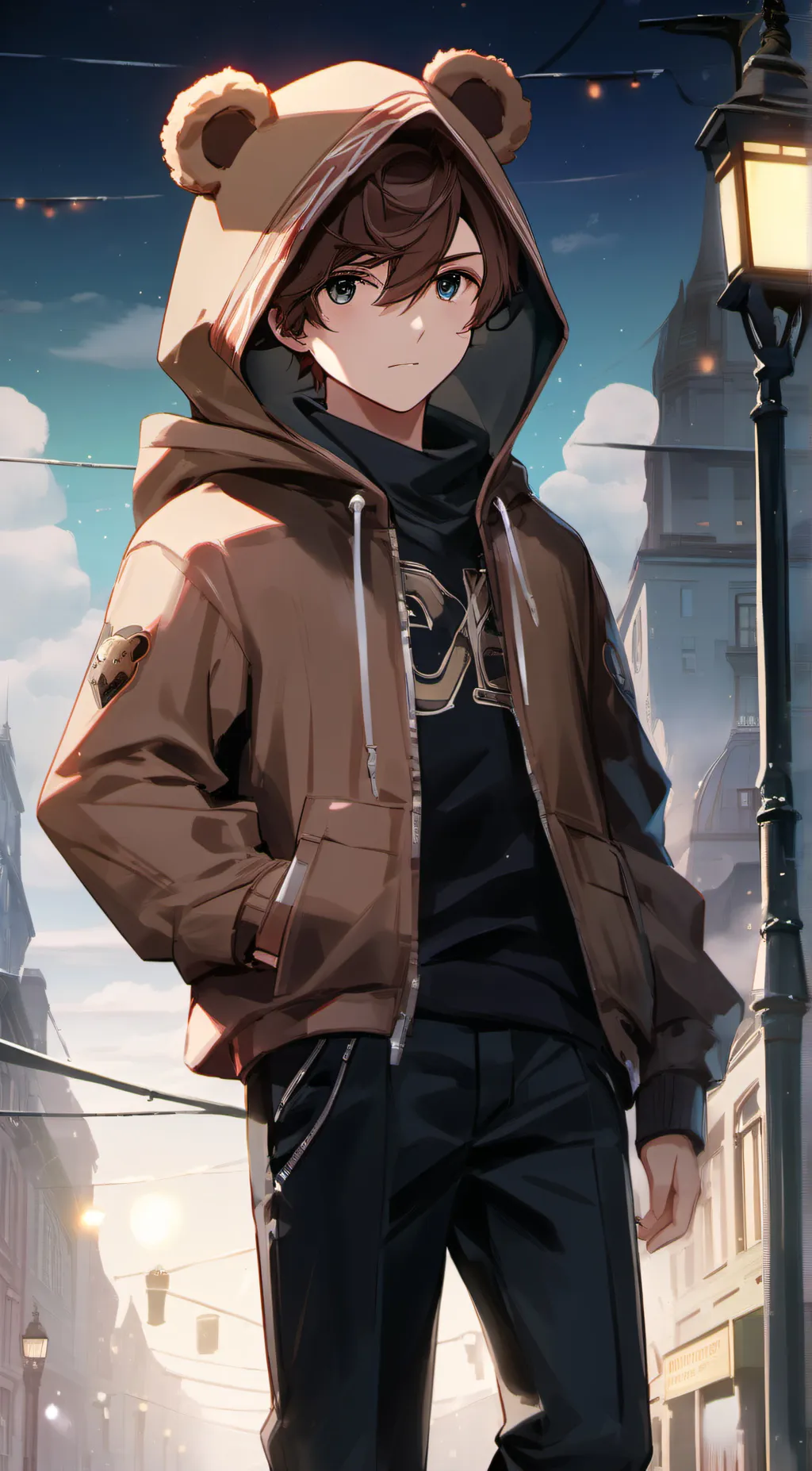 ai character: adam background