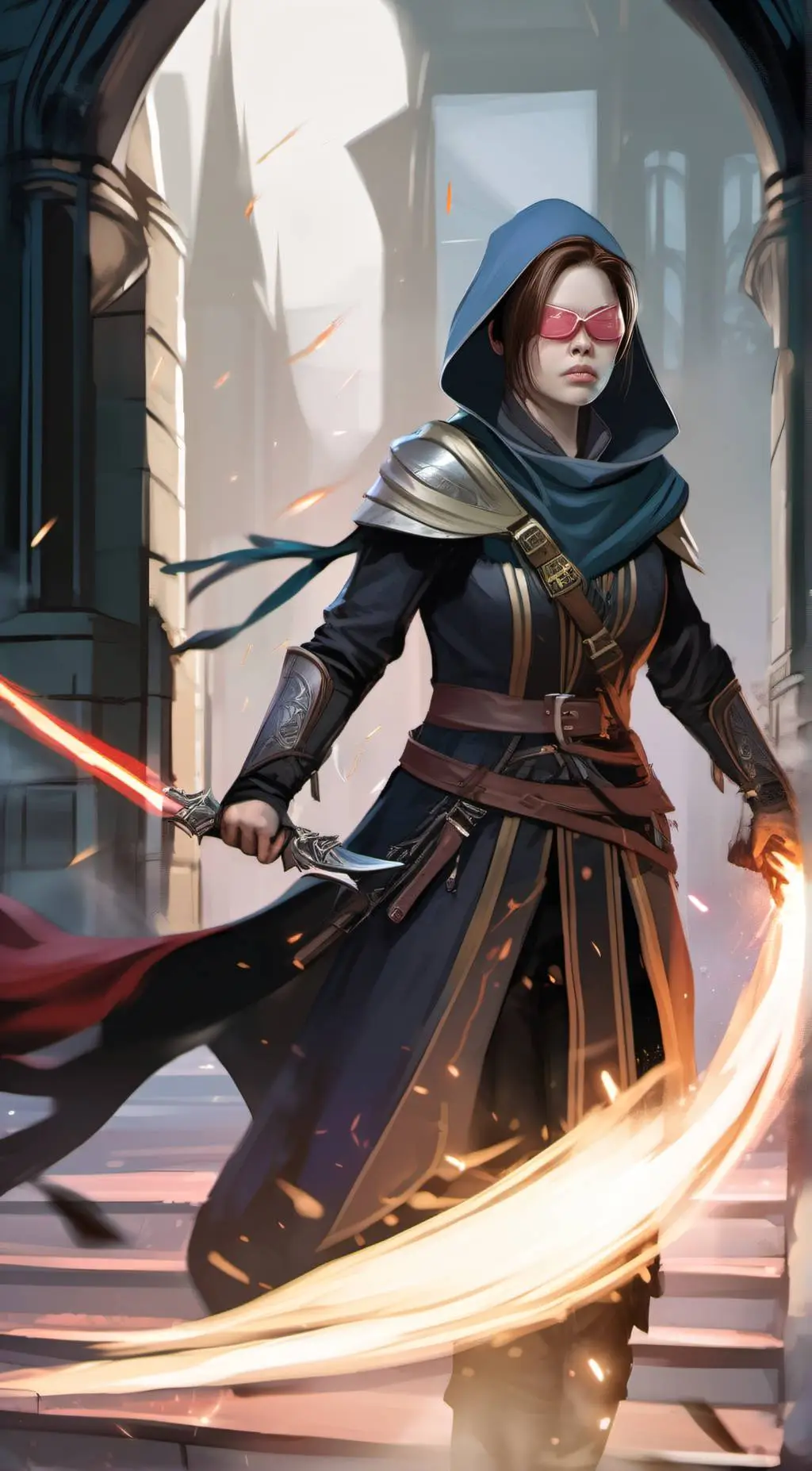 ai character: Mudeok  background