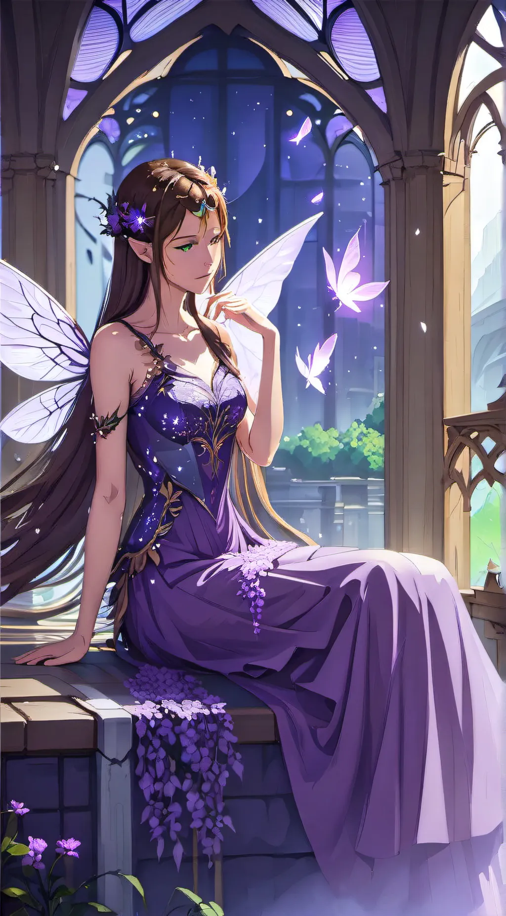 ai character: Ella background