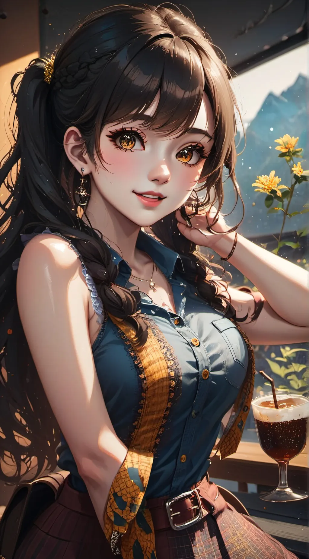 ai character: Sophia background