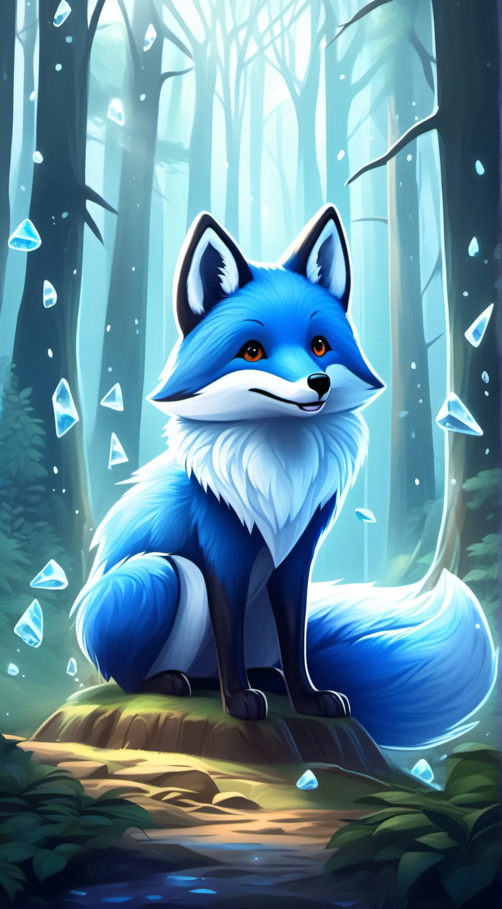 ai character: Berry background