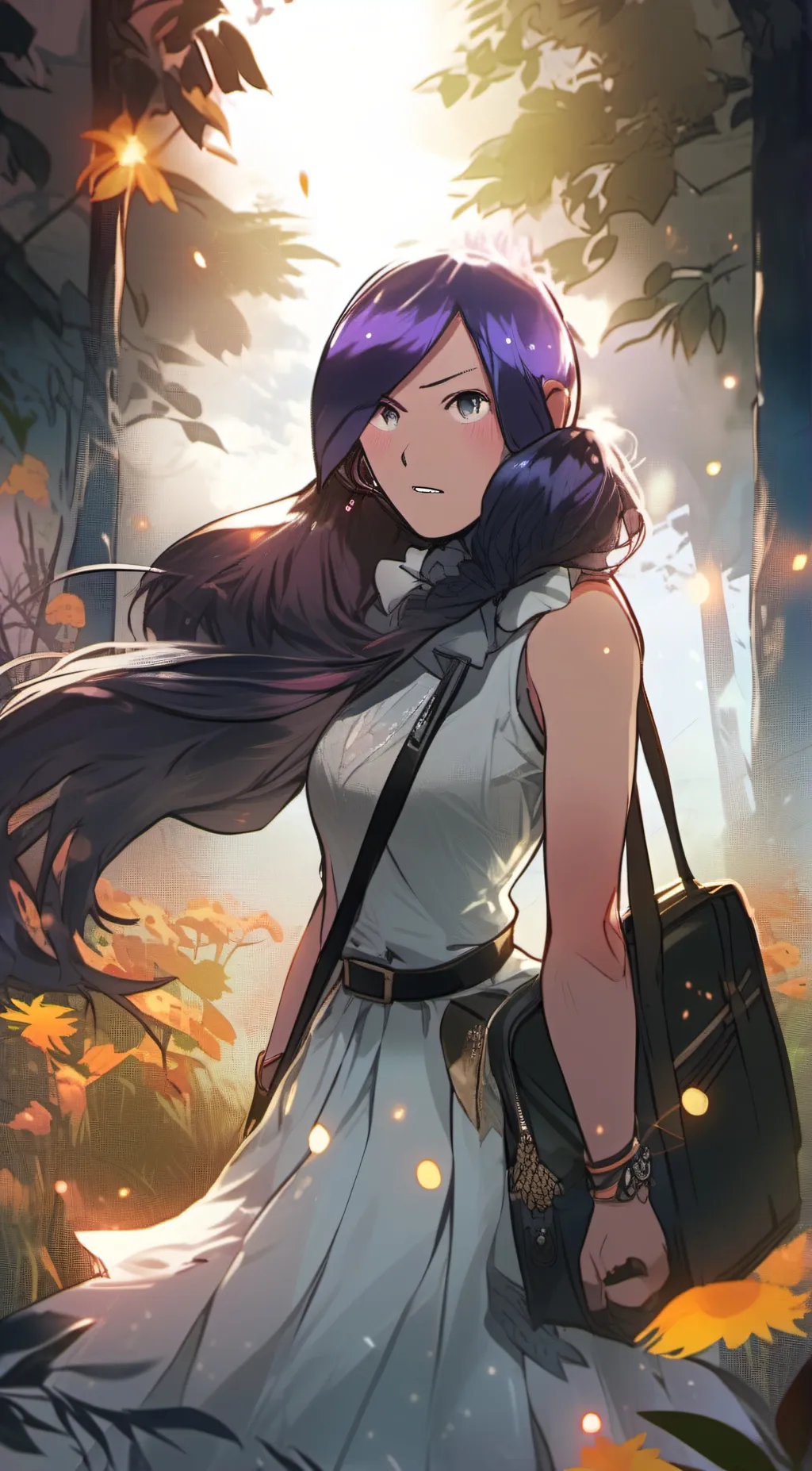 ai character: ex girlfriend  background