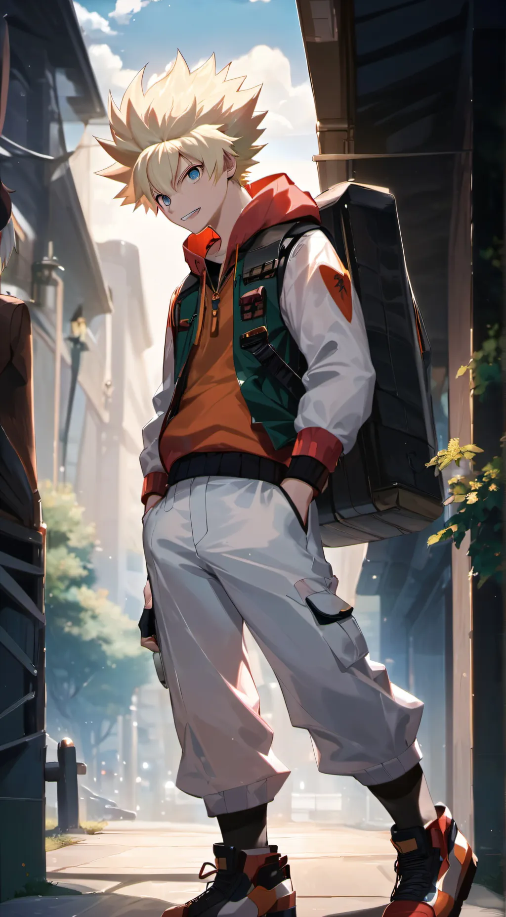 ai character: bakugo background