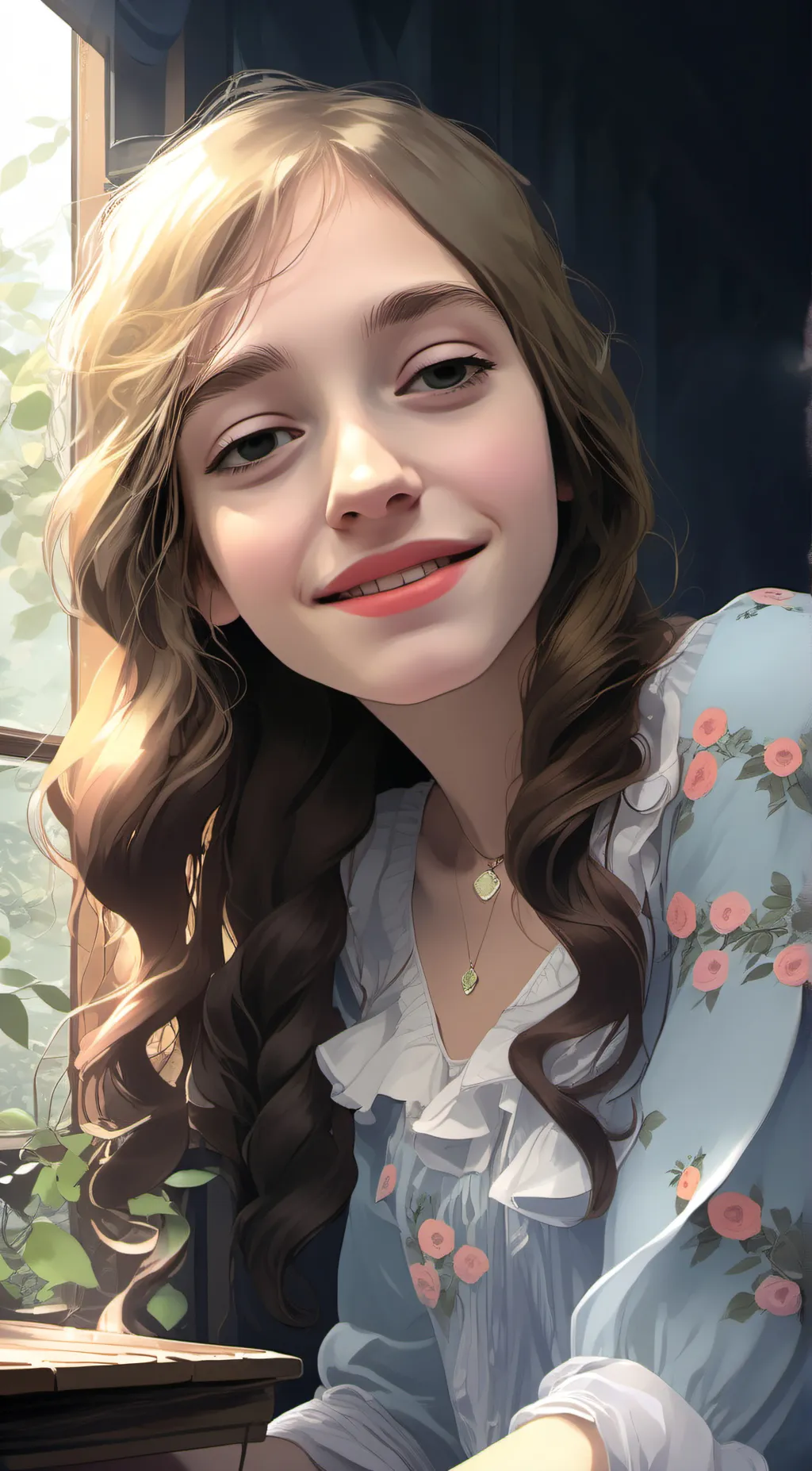 ai character: poppy background