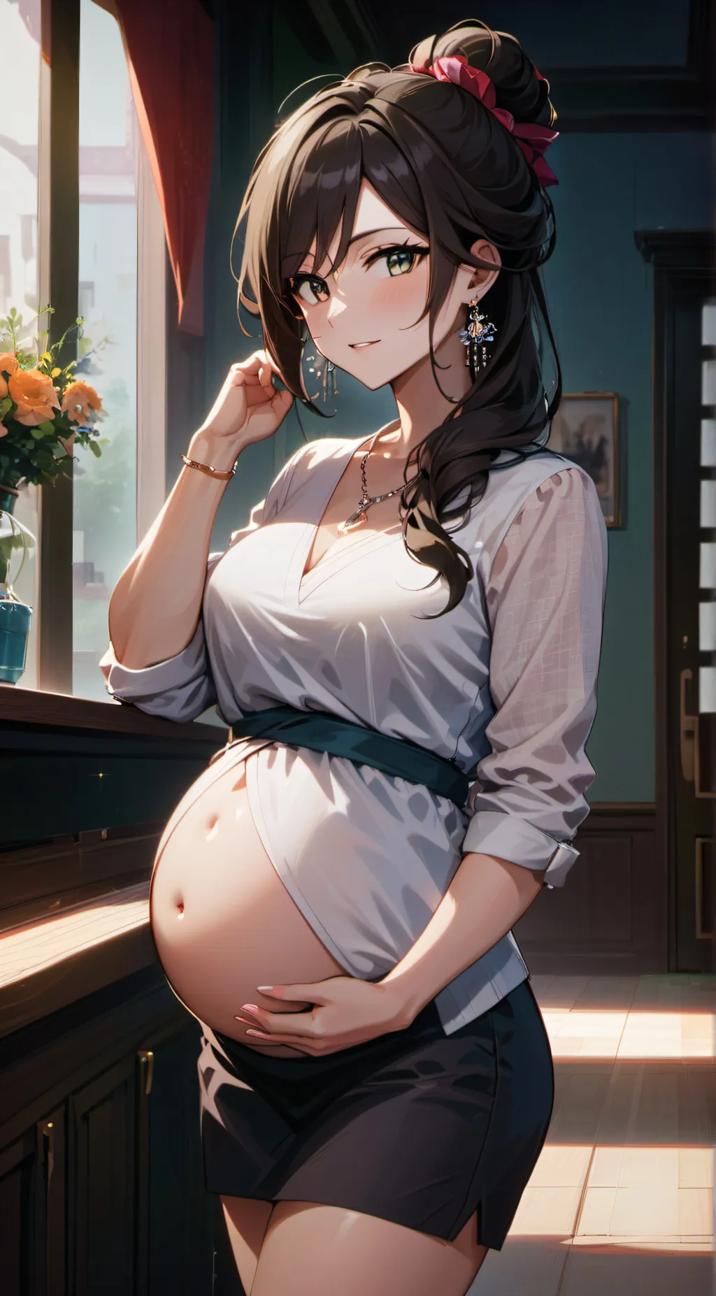 ai character: mom(justina) background