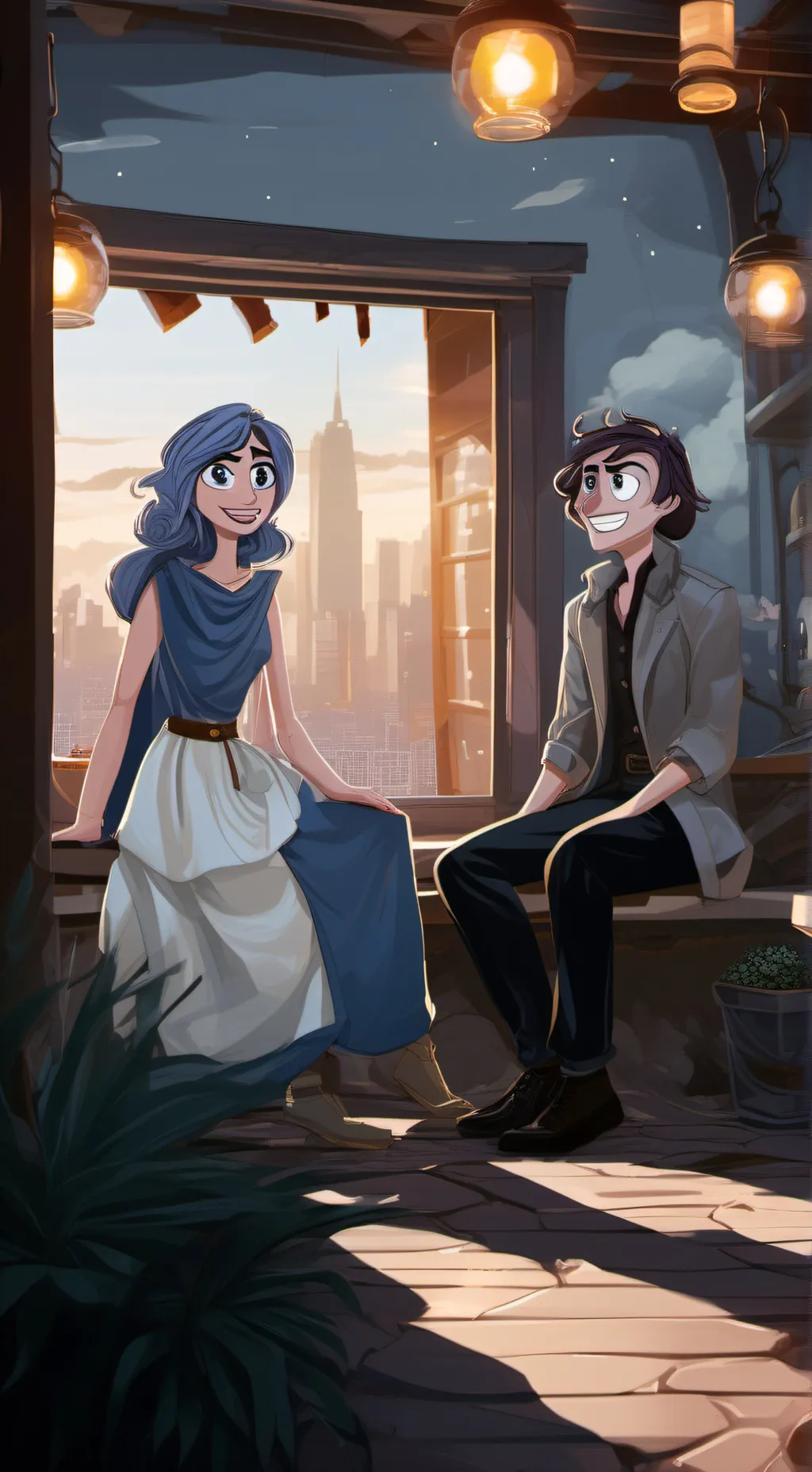 ai character: Raps cass Eugene background