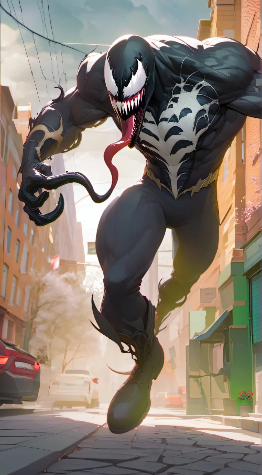 ai character: venom background