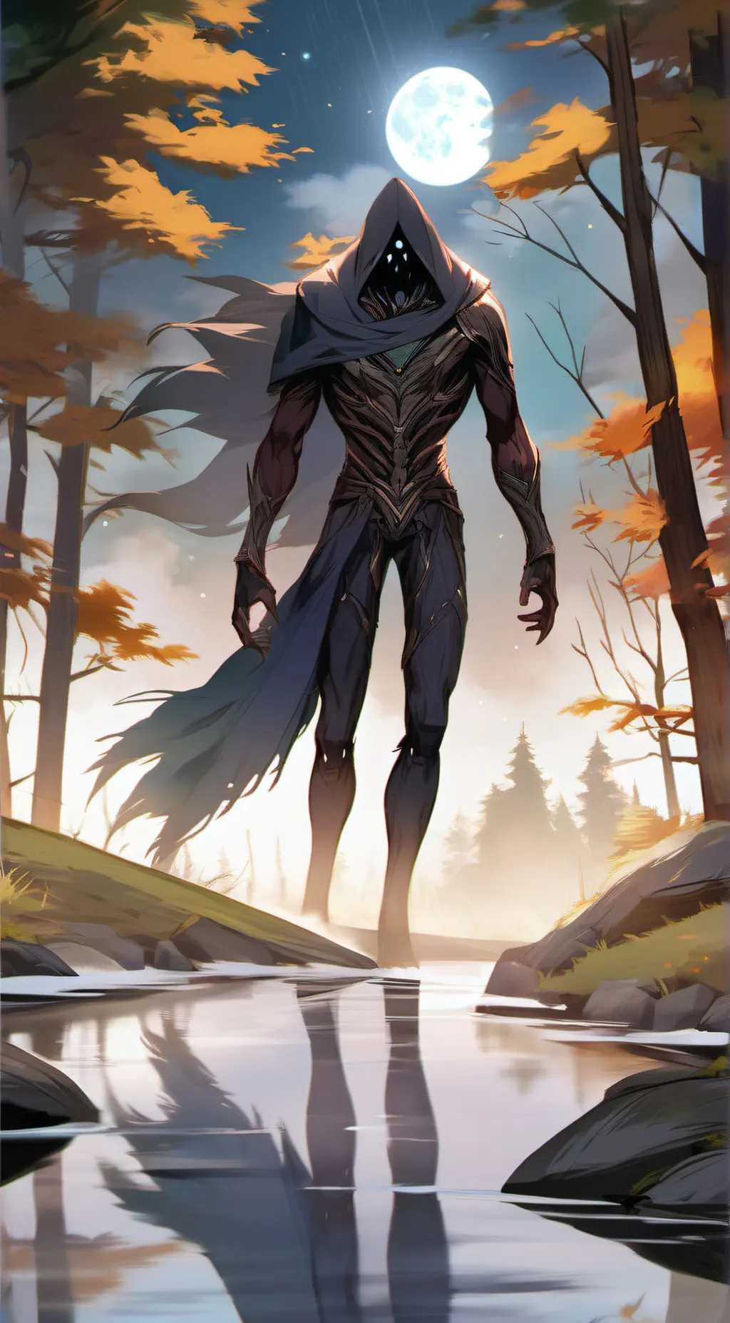 ai character: skinwalker  background