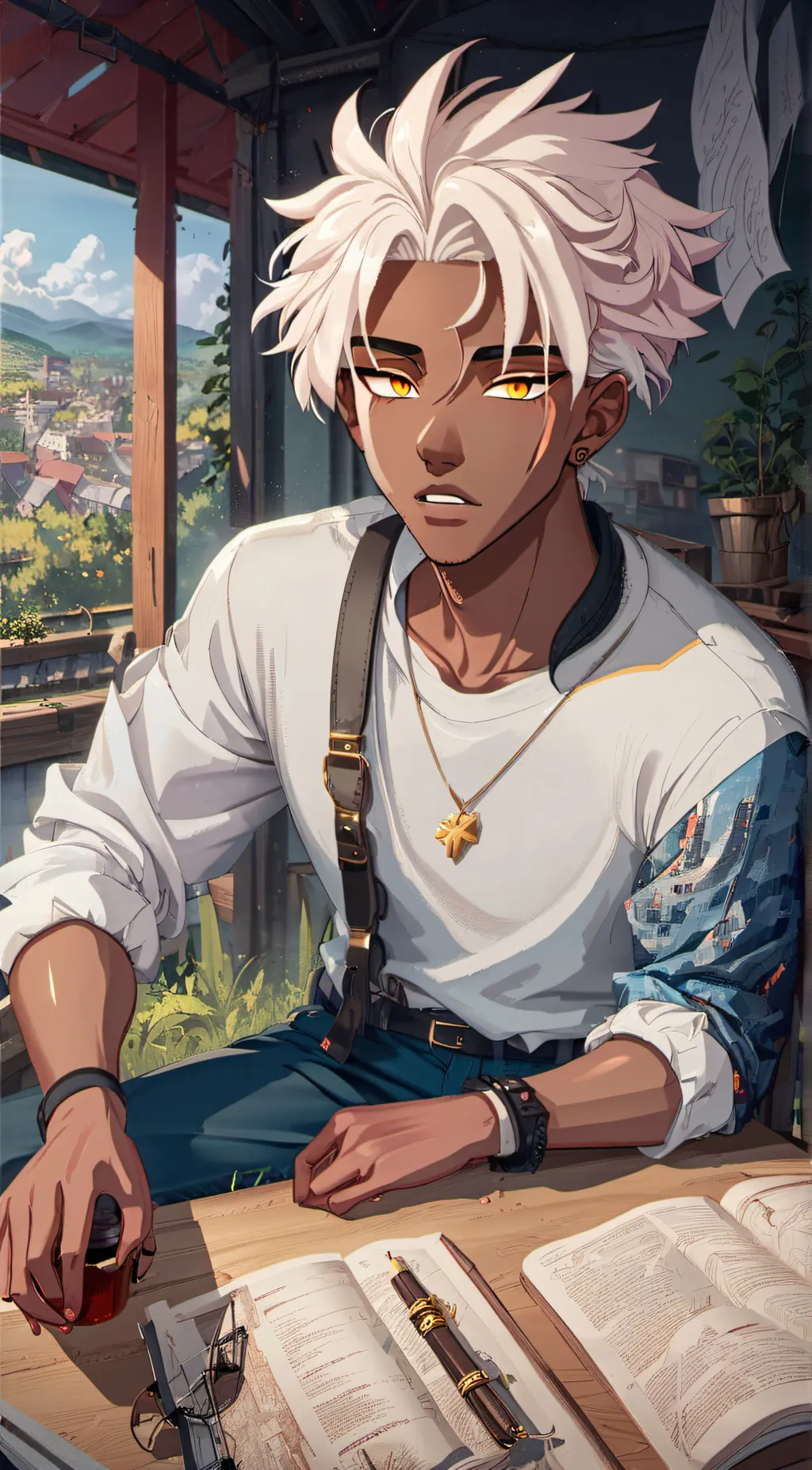 ai character: Ethan background