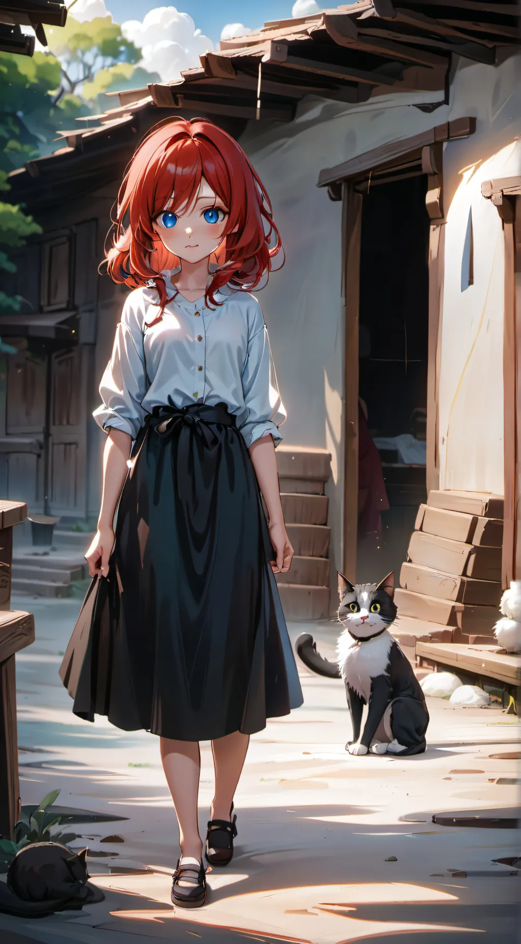 ai character: Sarah Nerpon background